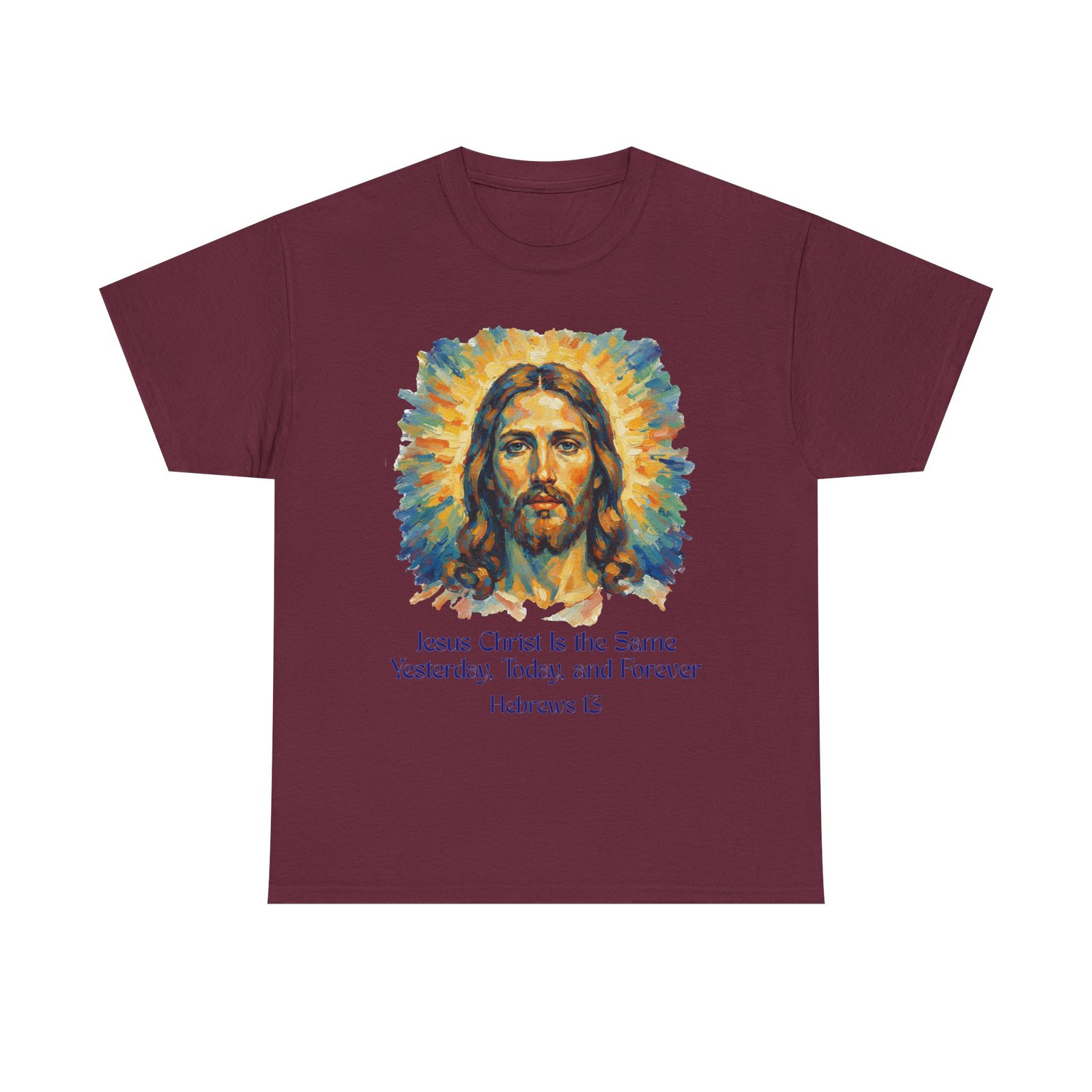 jesus portrait – inspiredby impressionist style religious inspirational tee jesus christ design, faith shirt, christian clothing, birthday gift, everyday wear