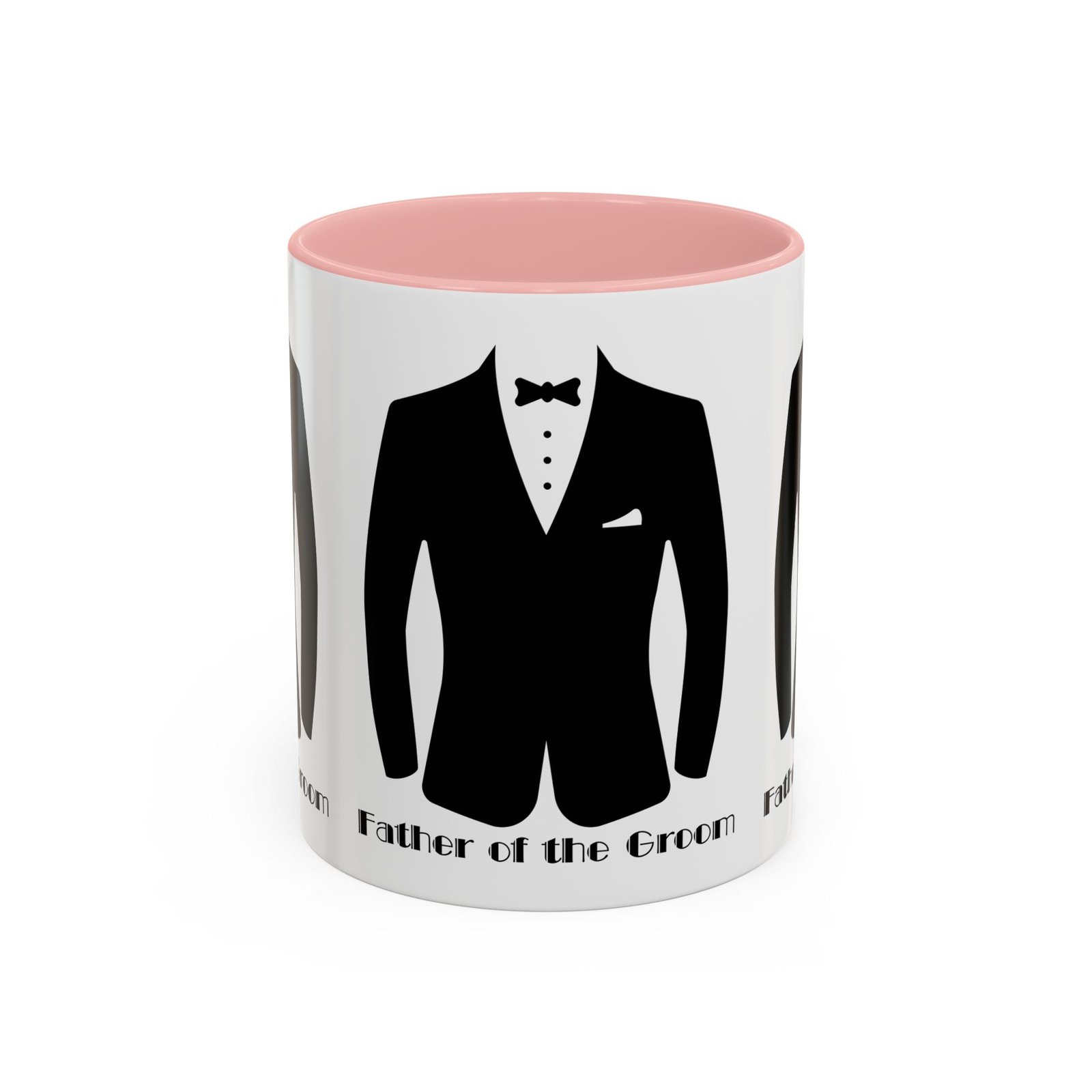 father of the groom accent coffee mug 11/15 oz perfect groomsmen gift, wedding keepsake, stylish drinkware, unique wedding favor