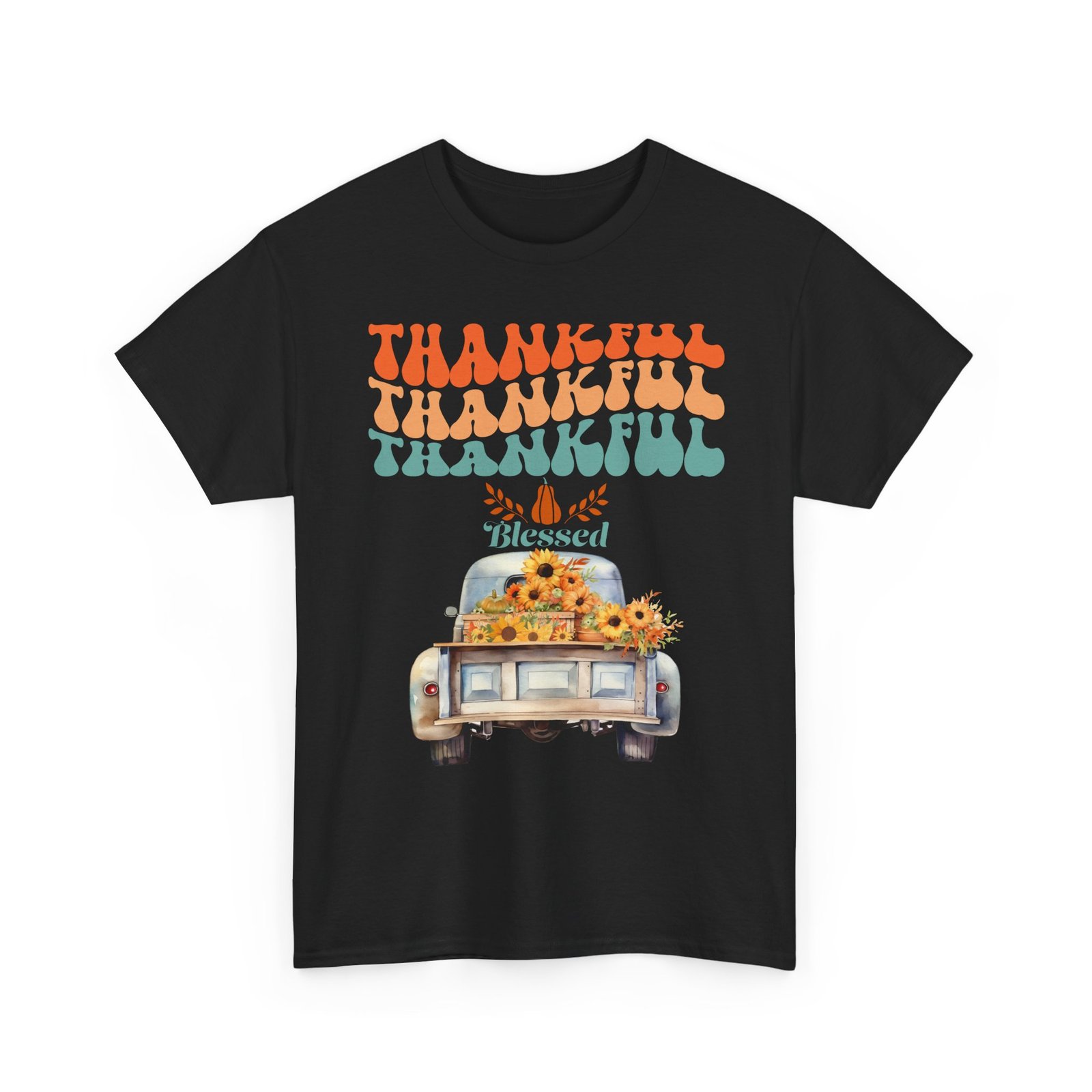 thankful vibes unisex tee perfect for thanksgiving, gratitude, casual wear, gifts, summer days