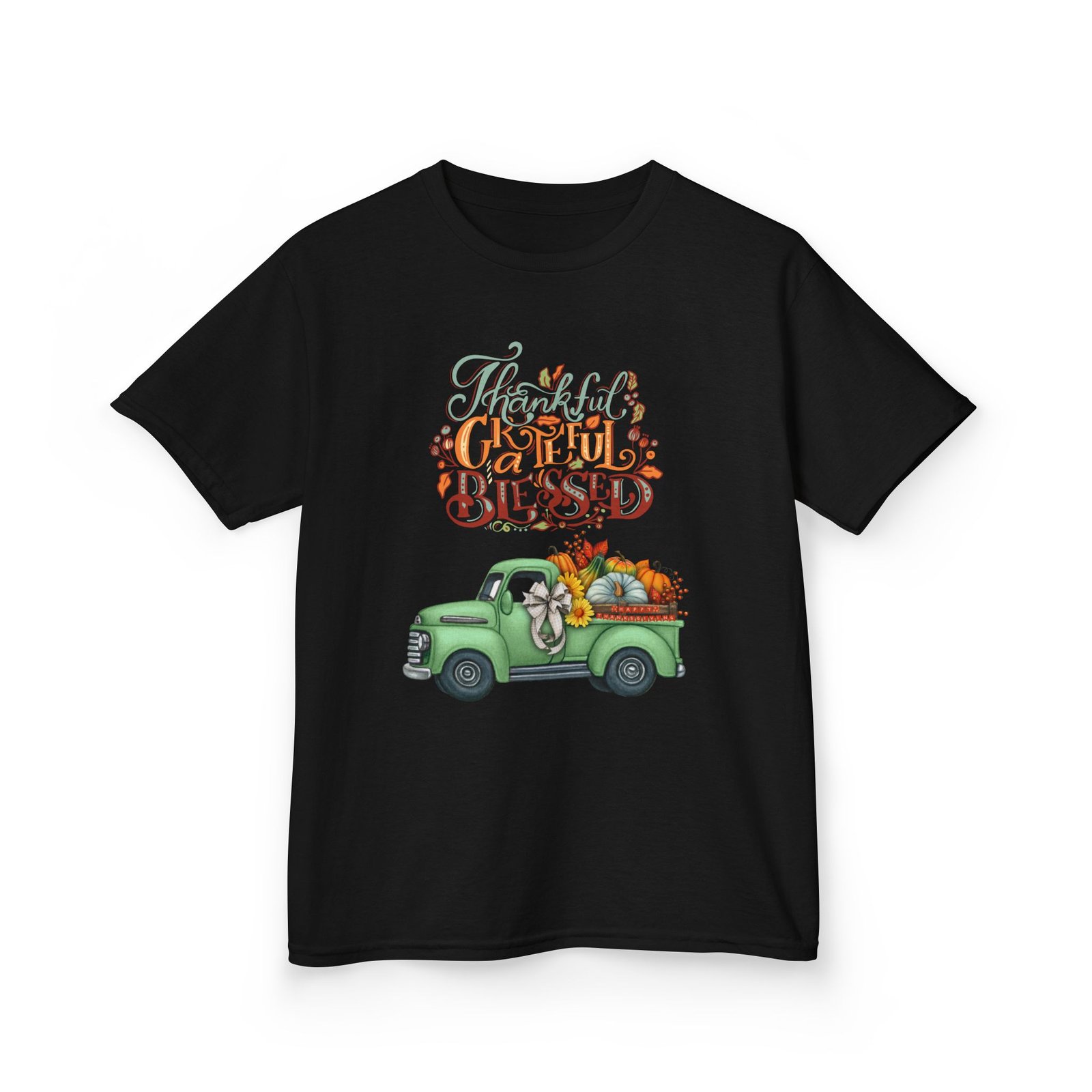 blessed fall kids tee, adorable autumn shirt, cute harvest t shirt, thanksgiving gift for kids, comfy cotton youth apparel