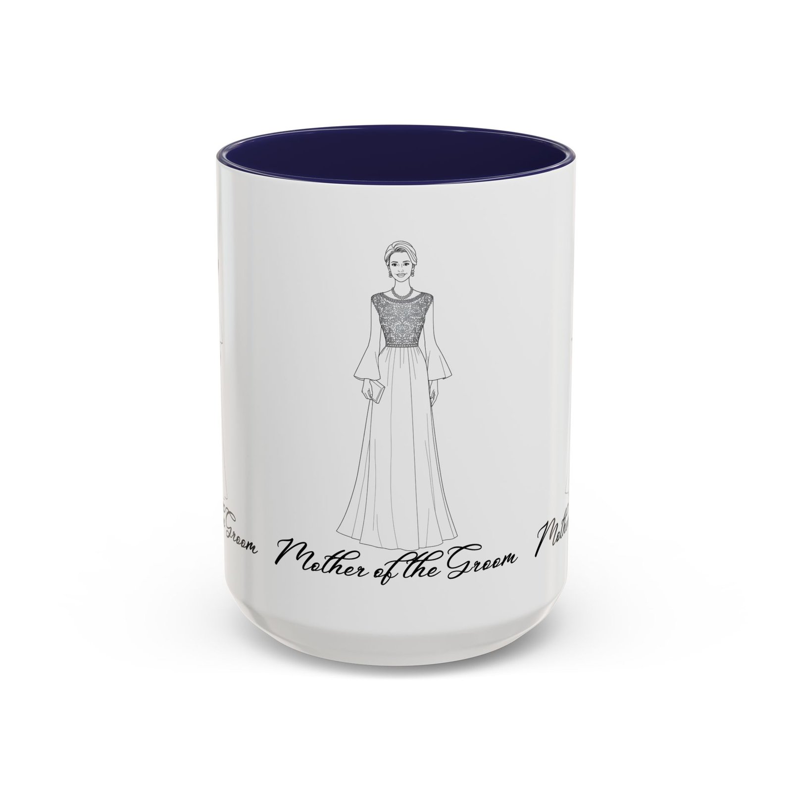 elegant mother of the groom mug perfect gift for bridal showers, weddings, coffee lovers, wedding planning