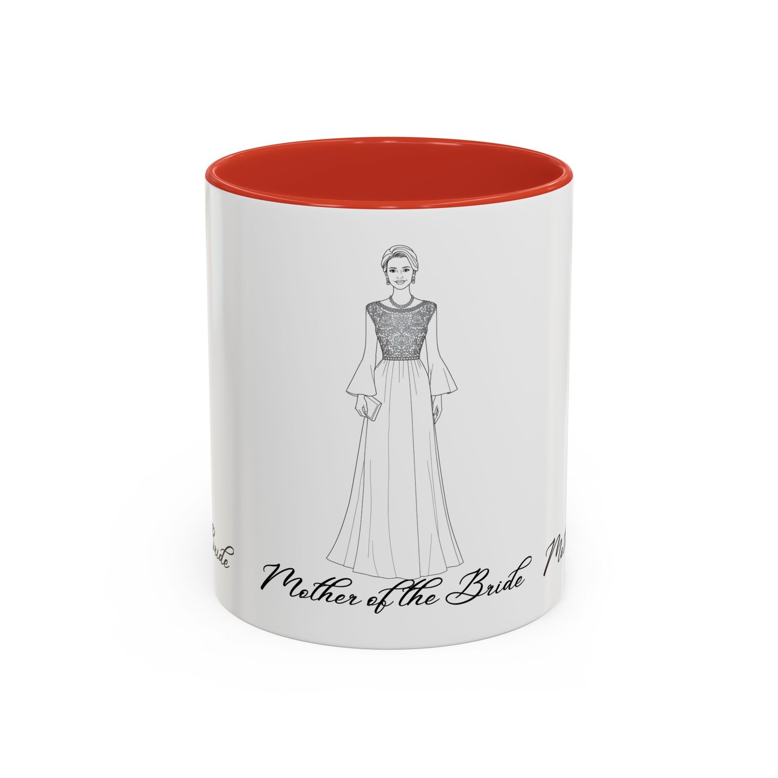 mother of the bride accent coffee mug (11, 15oz)