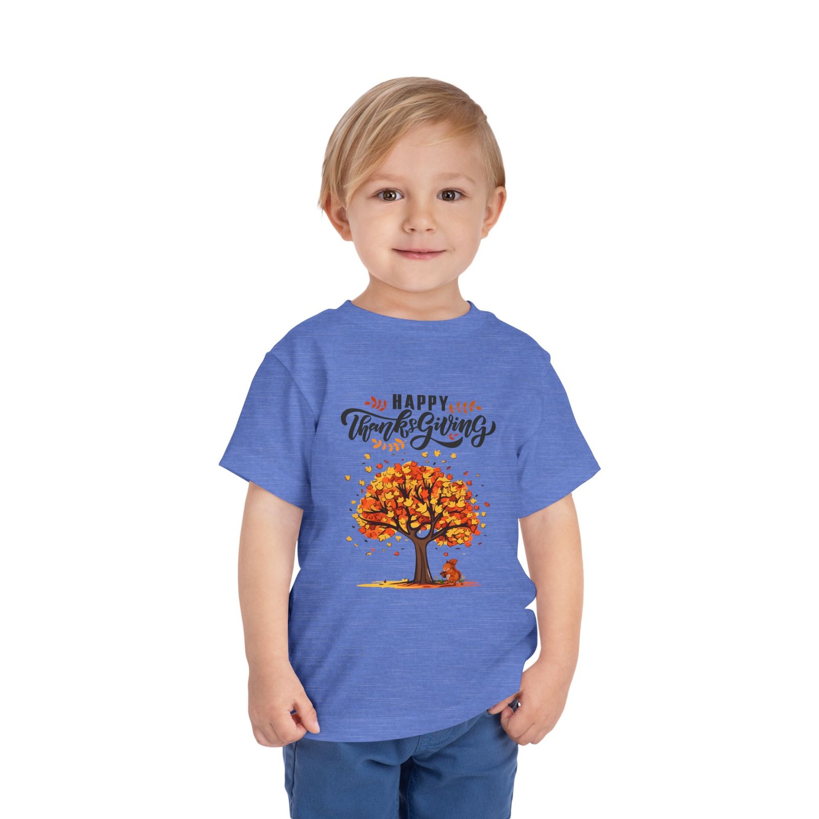 Matching C-Thanksgiving Toddler Tee, Fall Shirt for Kids, Autumn Celebration Outfit, Cute Thanksgiving Apparel, Toddler Short Sleeve Shirt - Image 29