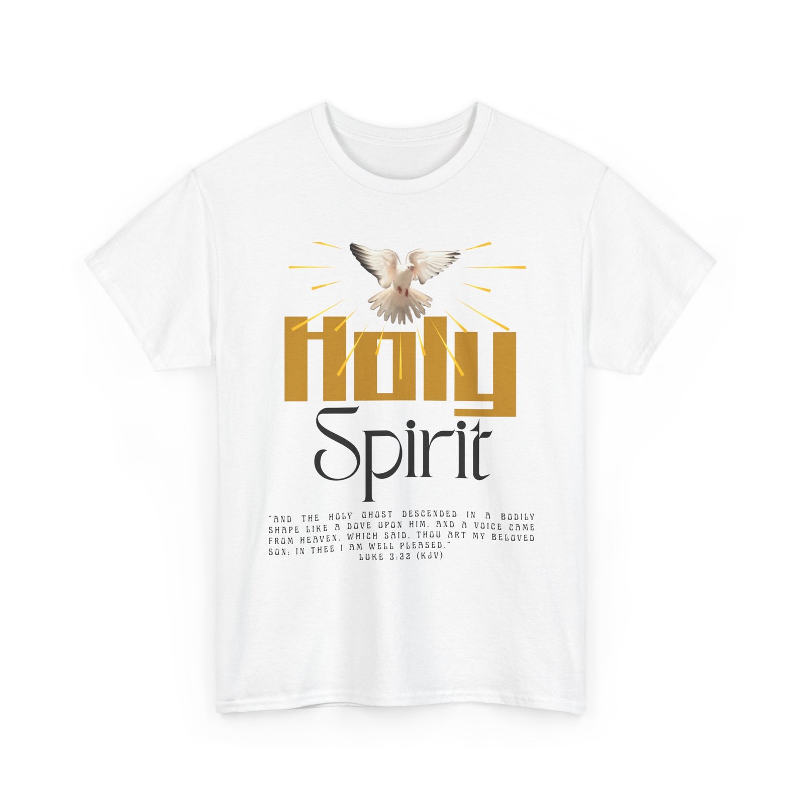 christian t shirts, holy spirit unisex heavy cotton tee, inspirational t shirt for faith celebration, christian gift, spiritual attire, religious apparel
