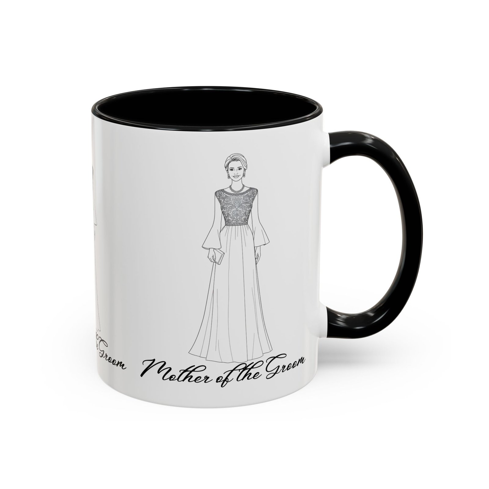 elegant mother of the groom mug perfect gift for bridal showers, weddings, coffee lovers, wedding planning