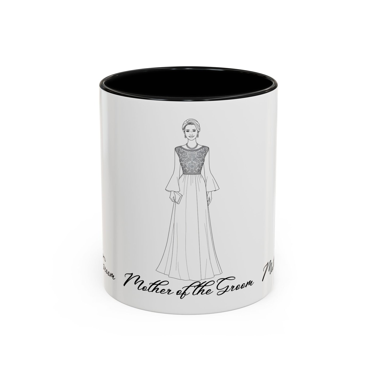 elegant mother of the groom mug perfect gift for bridal showers, weddings, coffee lovers, wedding planning