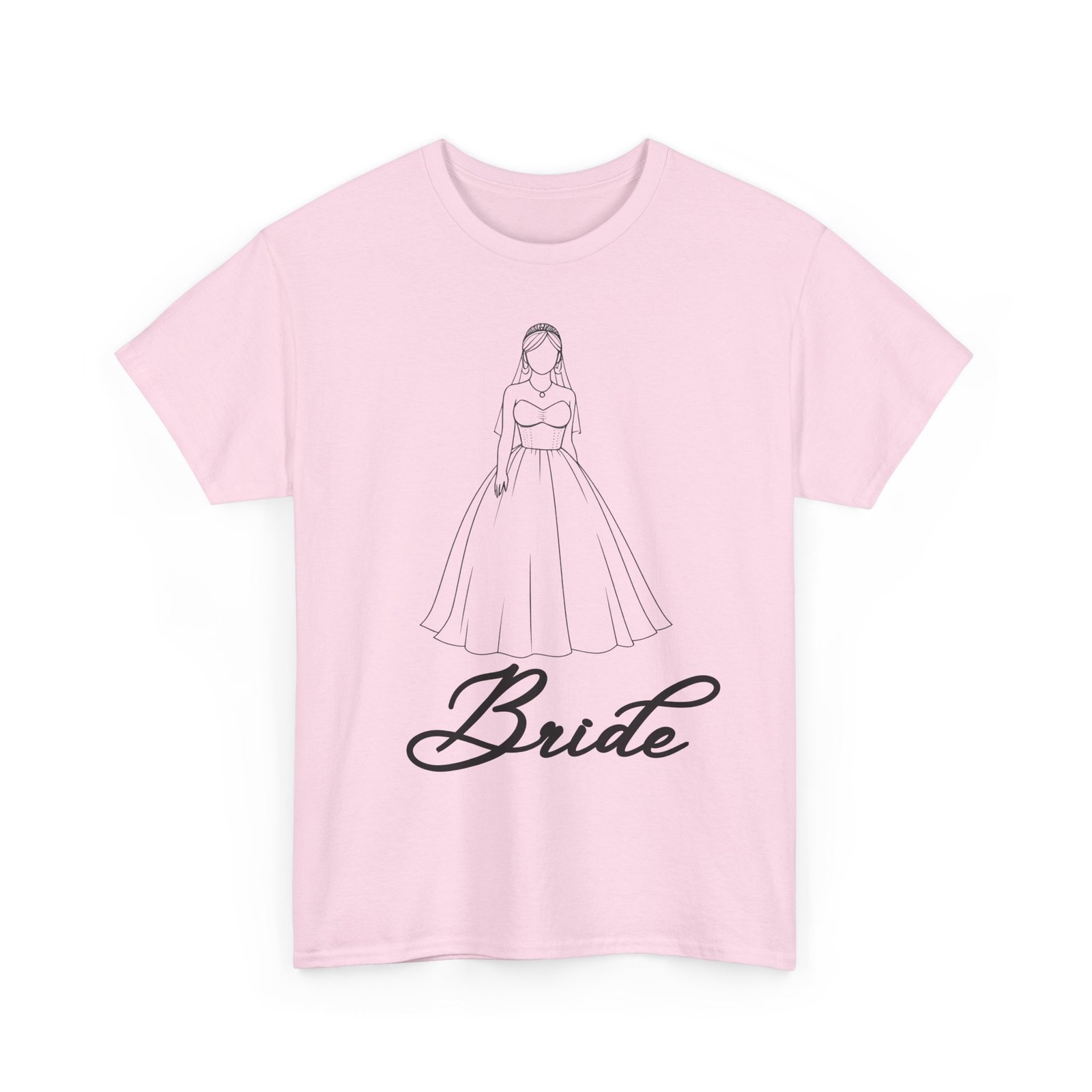 bride graphic unisex heavy cotton tee, wedding shirt, bridal party gift, engagement celebration, bride to be apparel, wedding day outfit