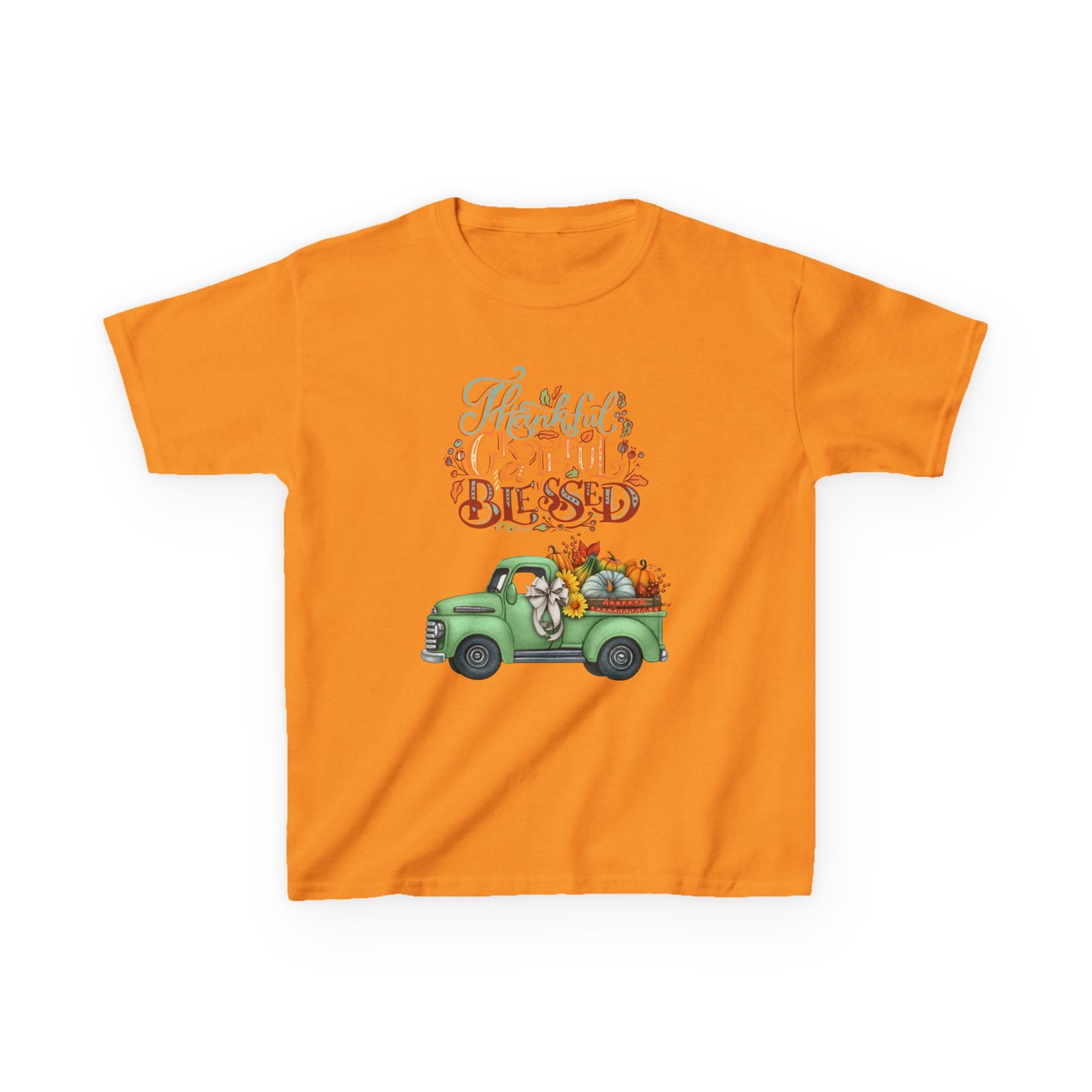 blessed fall kids tee, adorable autumn shirt, cute harvest t shirt, thanksgiving gift for kids, comfy cotton youth apparel
