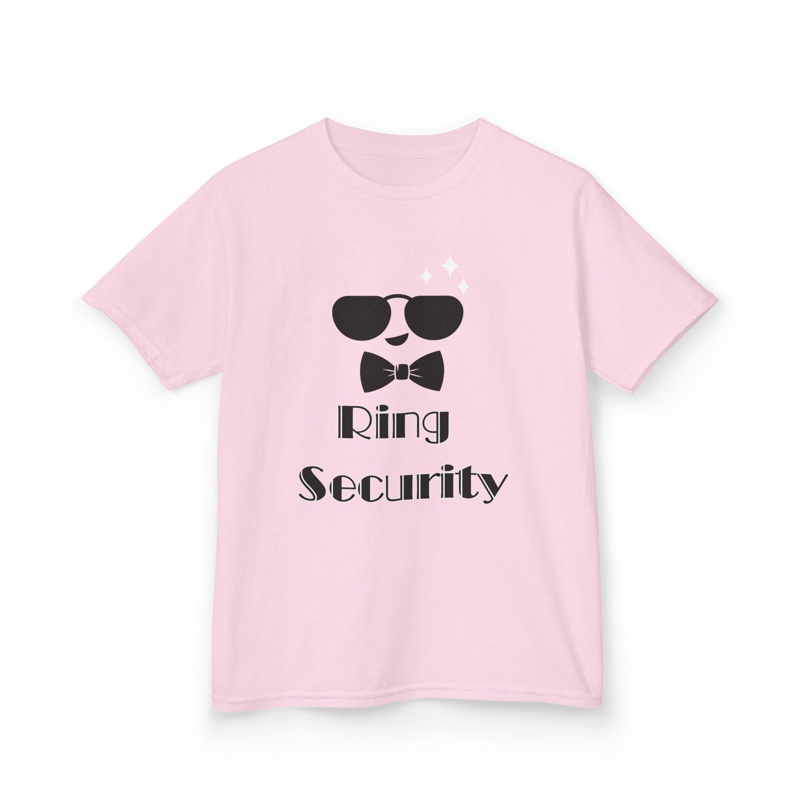 cool kids 'ring security' tee fun gift for birthday, parties, playdates, or dress up!