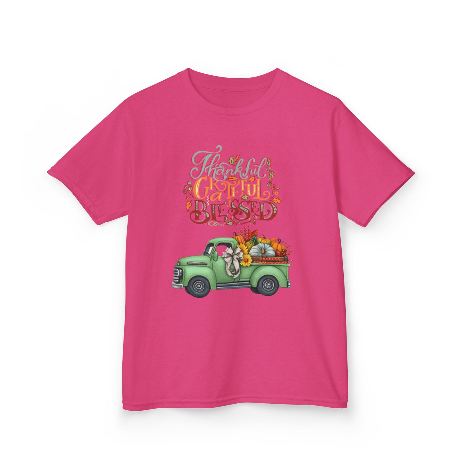 blessed fall kids tee, adorable autumn shirt, cute harvest t shirt, thanksgiving gift for kids, comfy cotton youth apparel