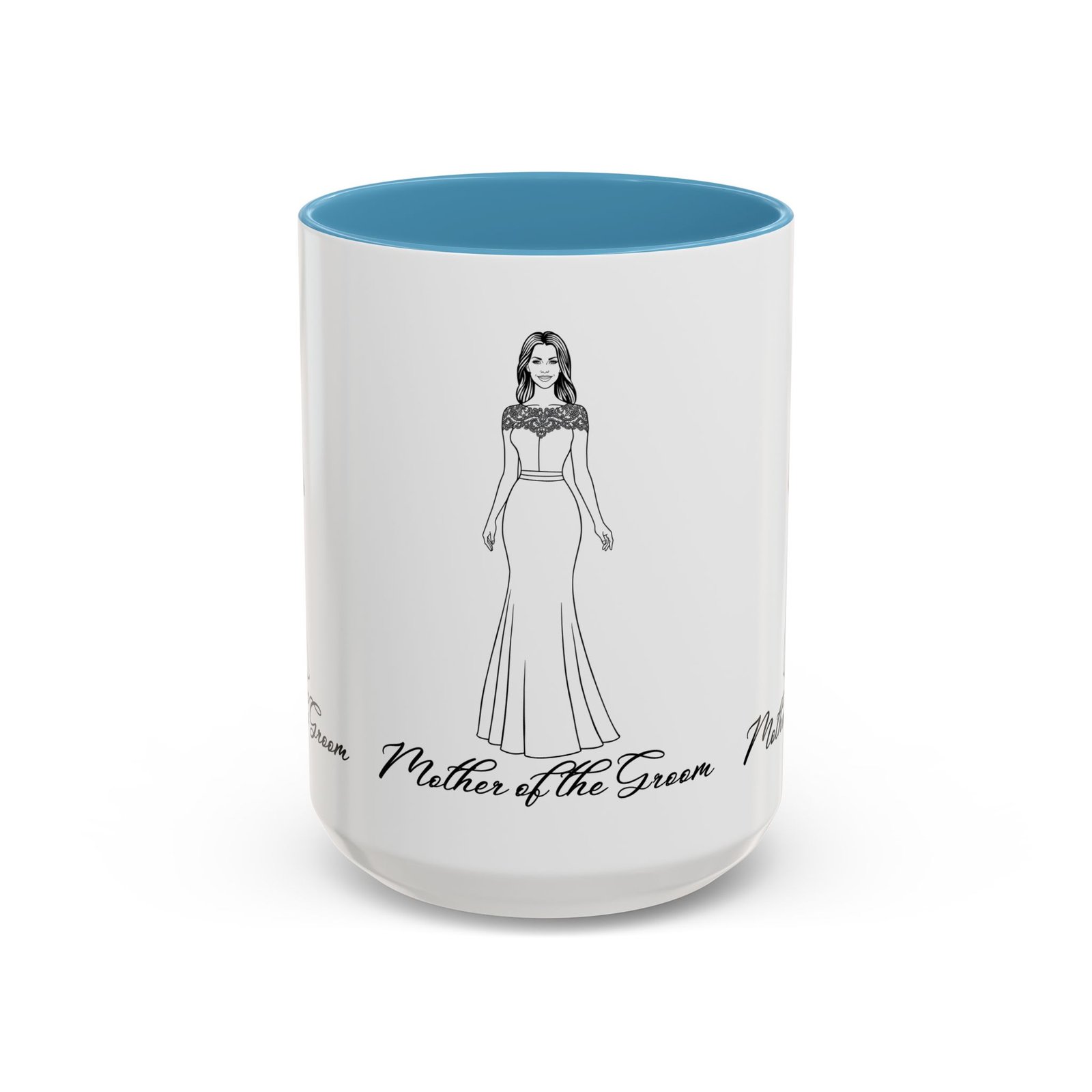 mother of the groom mug accent coffee mug (11, 15oz)