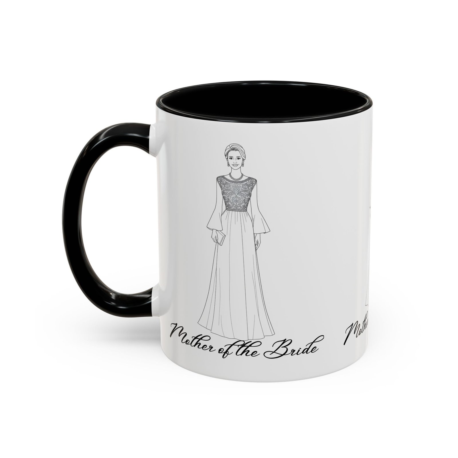 mother of the bride accent coffee mug (11, 15oz)