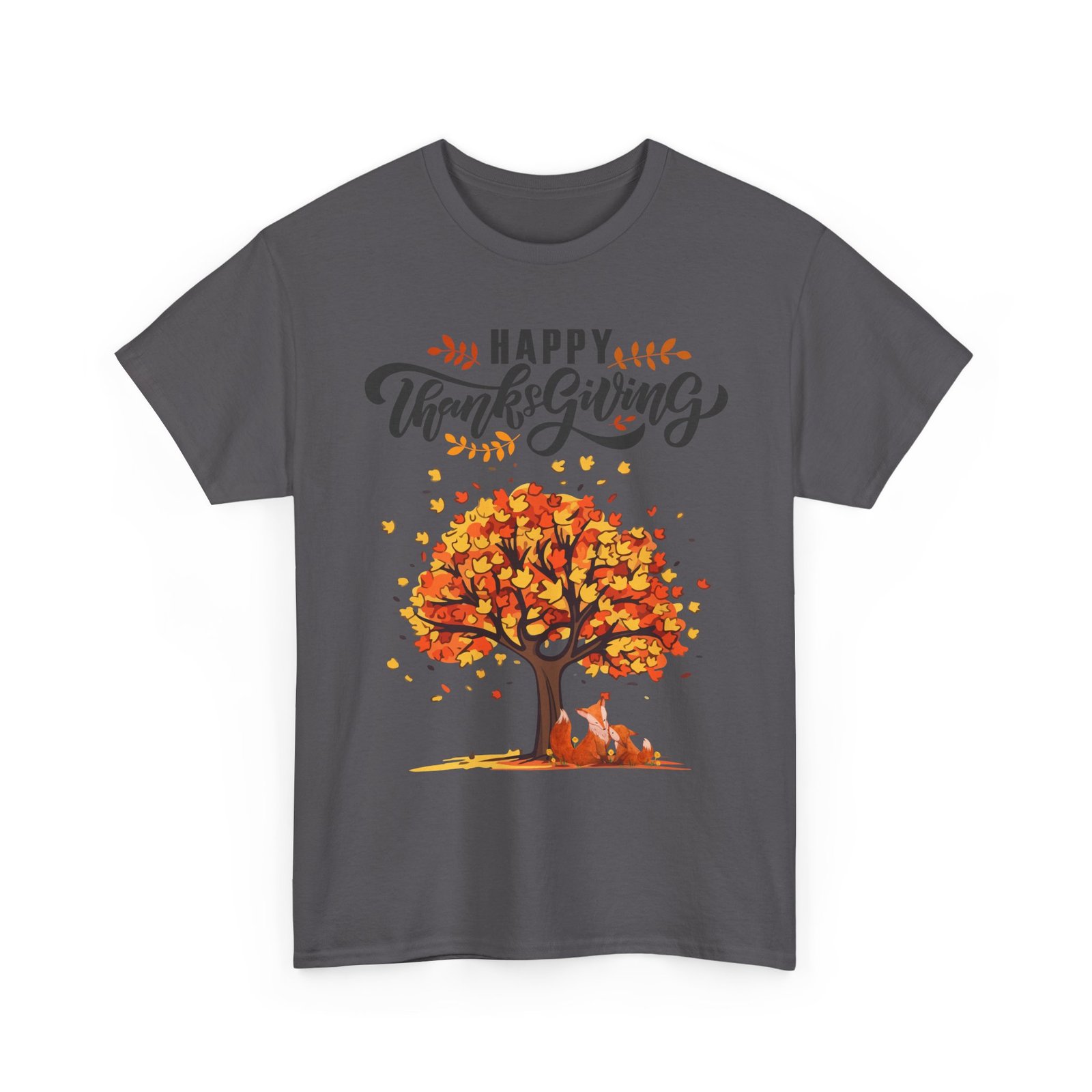 thanksgiving tree tee, fall t shirt, autumn apparel, cozy gift for family, cute holiday top