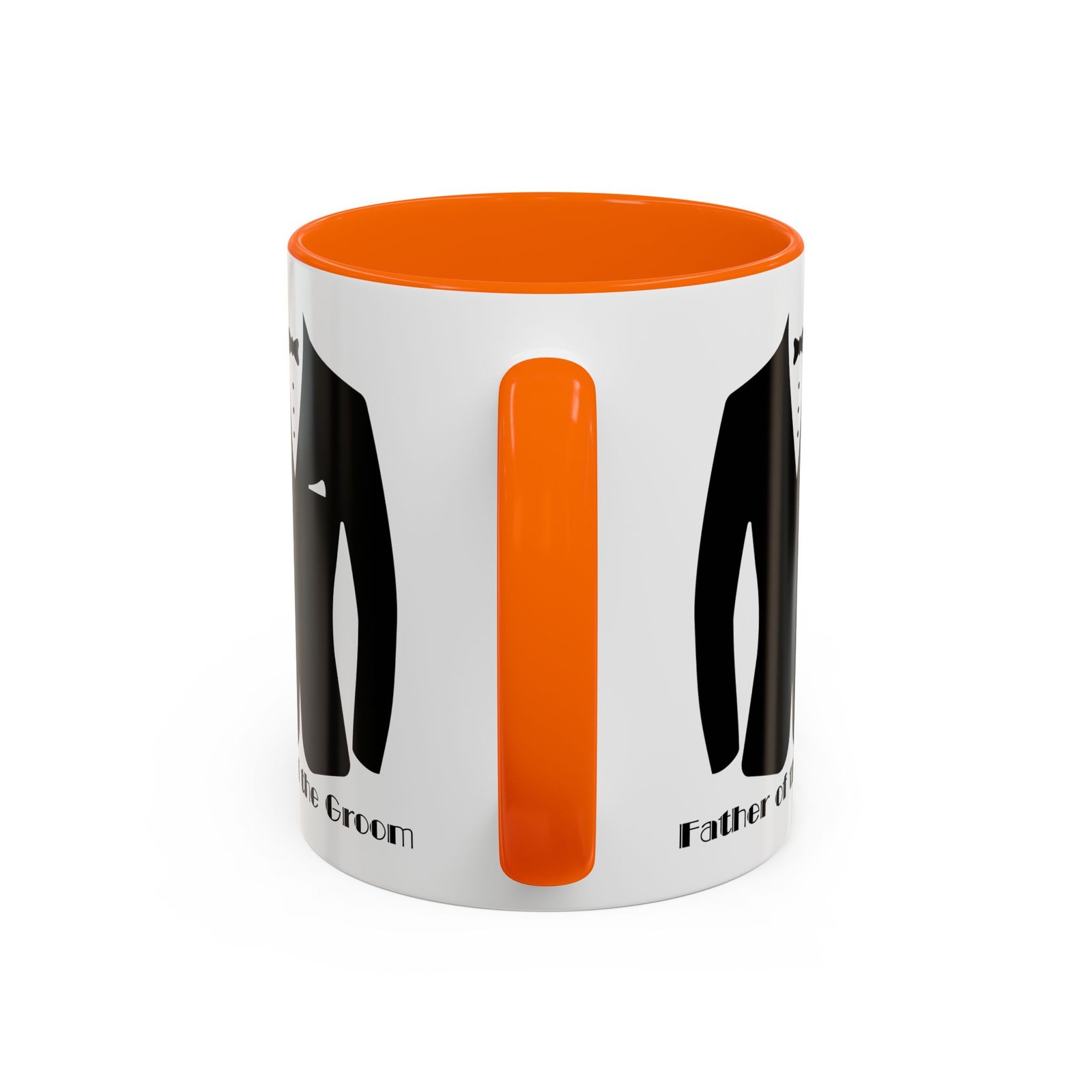 father of the groom accent coffee mug 11/15 oz perfect groomsmen gift, wedding keepsake, stylish drinkware, unique wedding favor