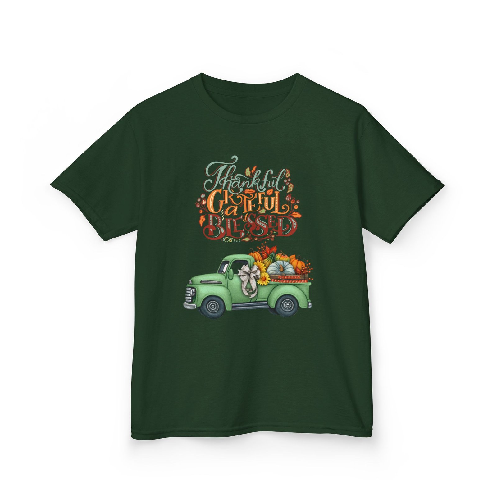 blessed fall kids tee, adorable autumn shirt, cute harvest t shirt, thanksgiving gift for kids, comfy cotton youth apparel