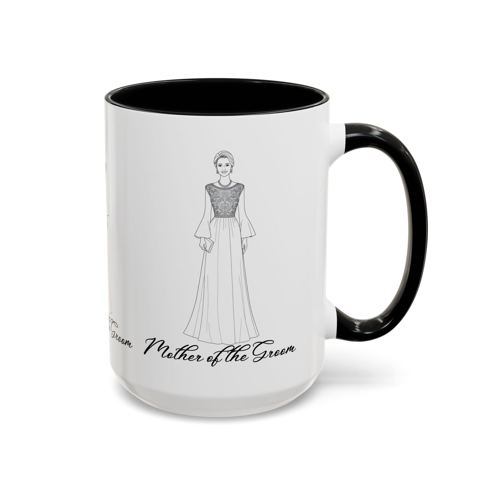 elegant mother of the groom mug perfect gift for bridal showers, weddings, coffee lovers, wedding planning