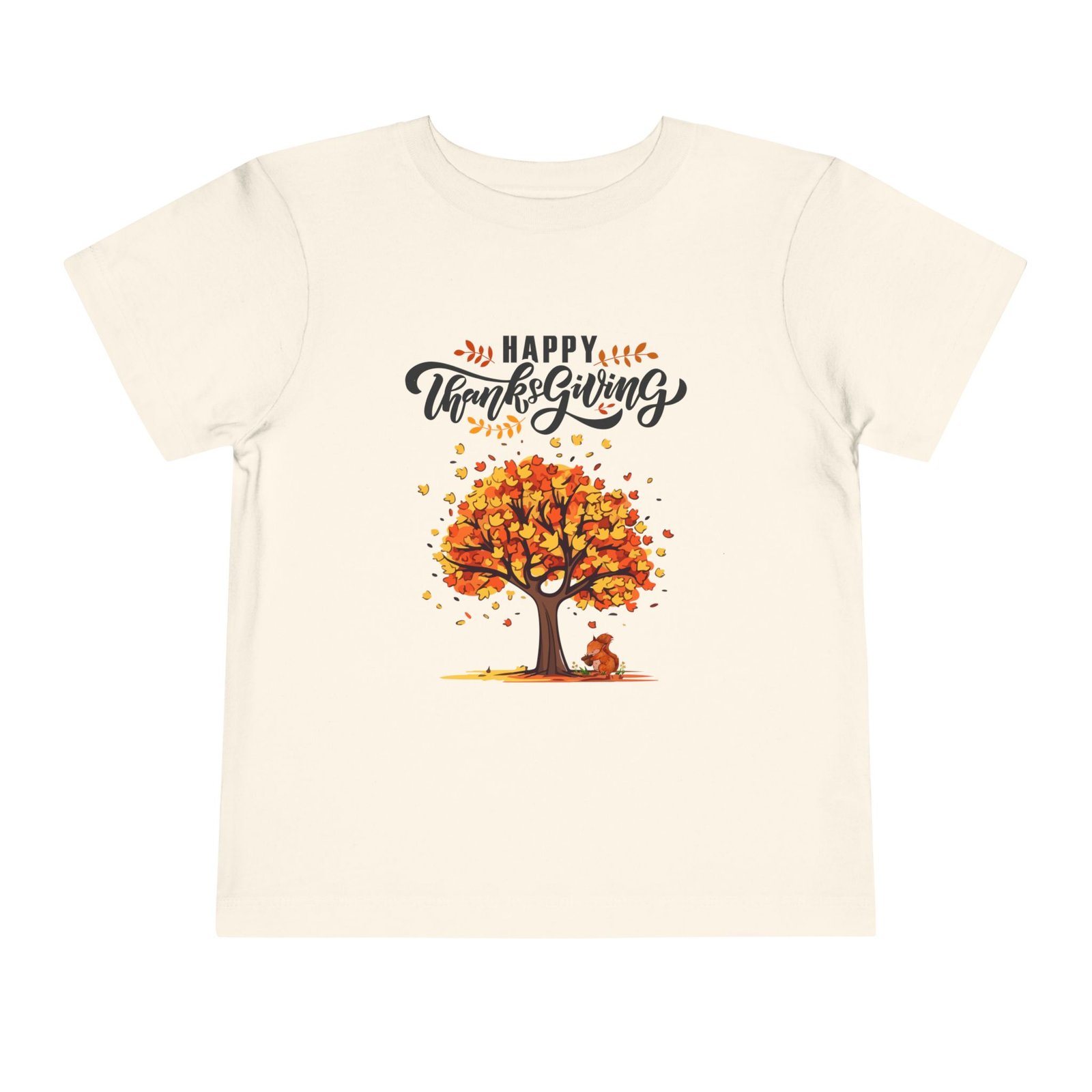 Matching C-Thanksgiving Toddler Tee, Fall Shirt for Kids, Autumn Celebration Outfit, Cute Thanksgiving Apparel, Toddler Short Sleeve Shirt - Image 7