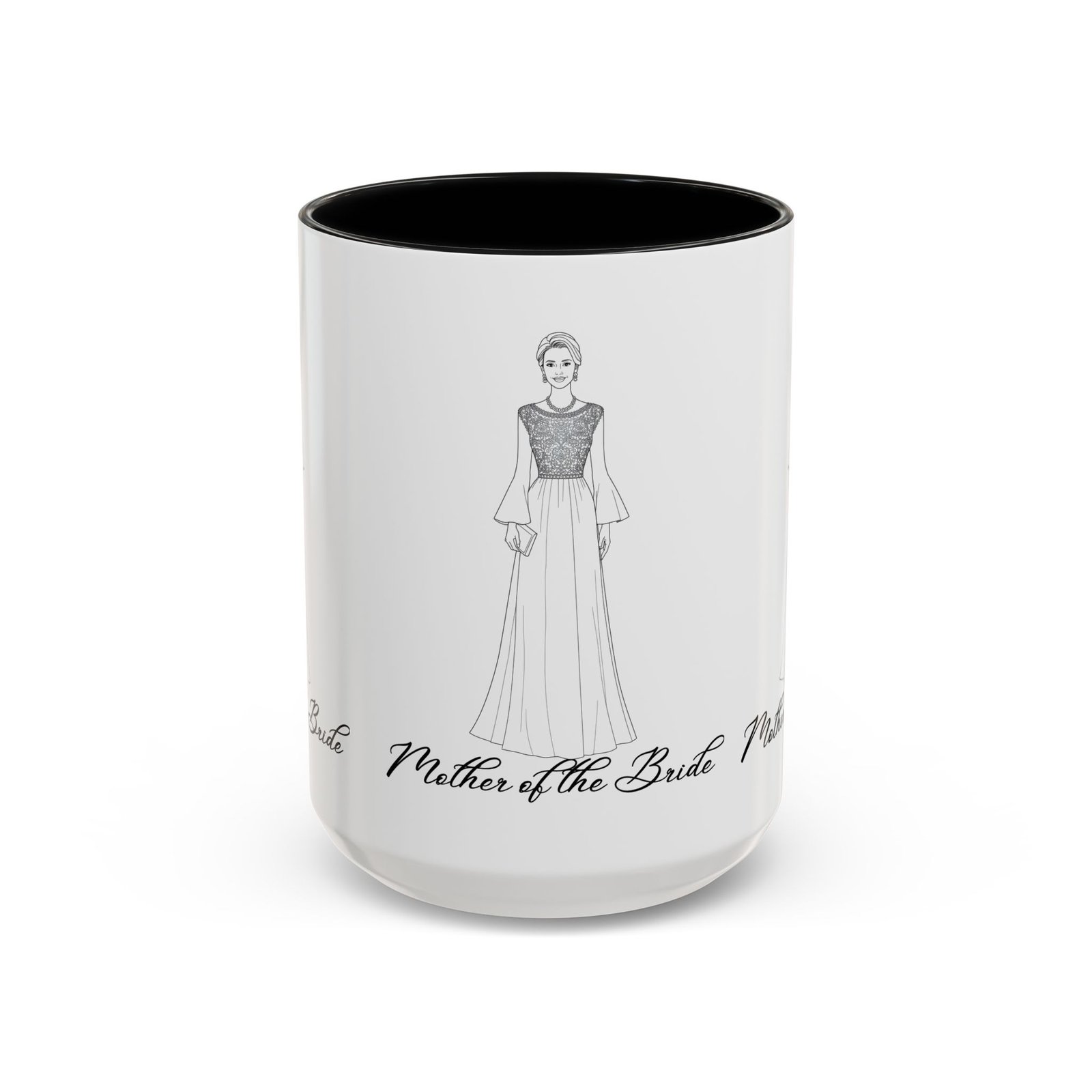 mother of the bride accent coffee mug (11, 15oz)