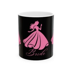 bride ceramic mug 11 oz – perfect for weddings, bridal showers, engagement parties, gift for bridesmaid, wedding planning accessories
