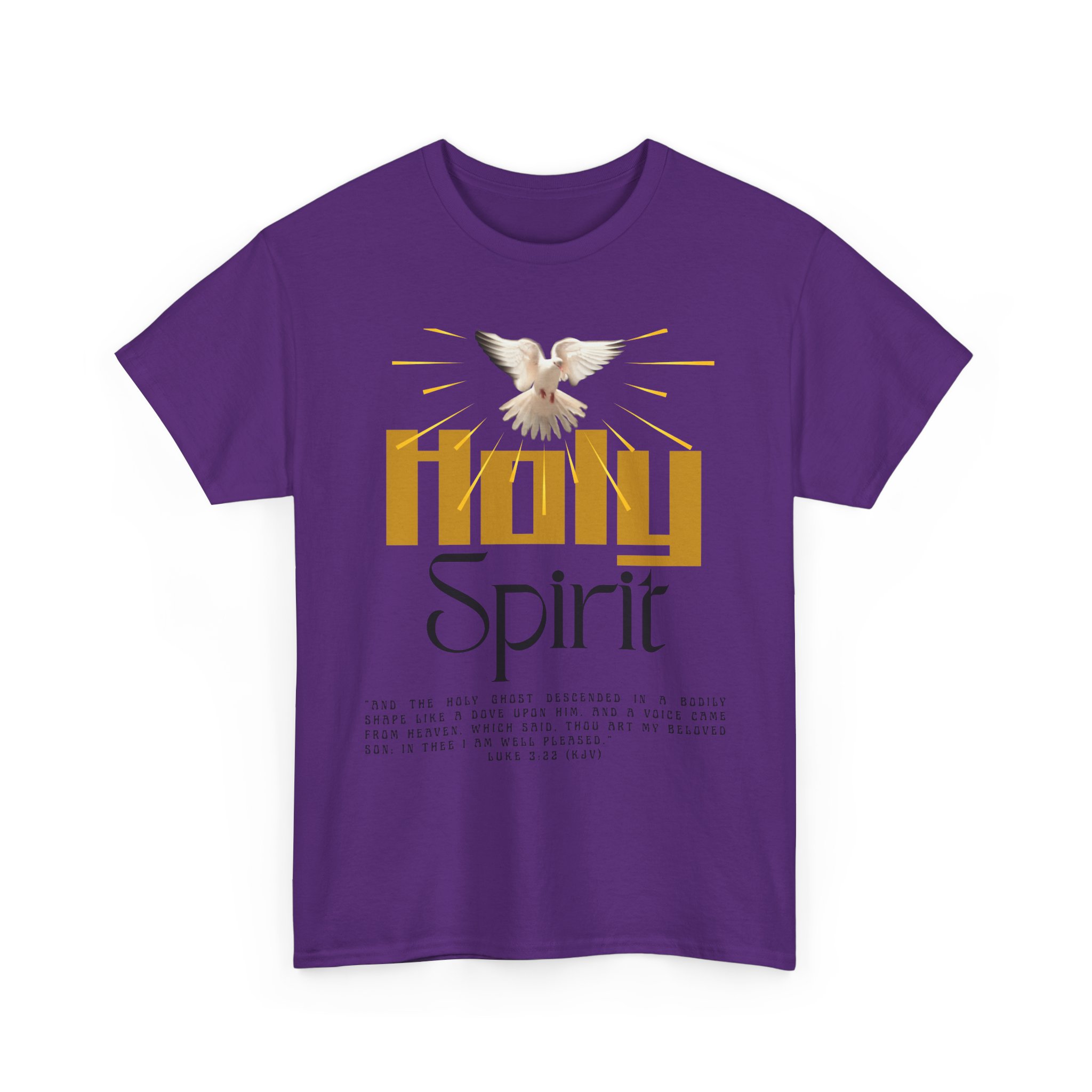 christian t shirts, holy spirit unisex heavy cotton tee, inspirational t shirt for faith celebration, christian gift, spiritual attire, religious apparel