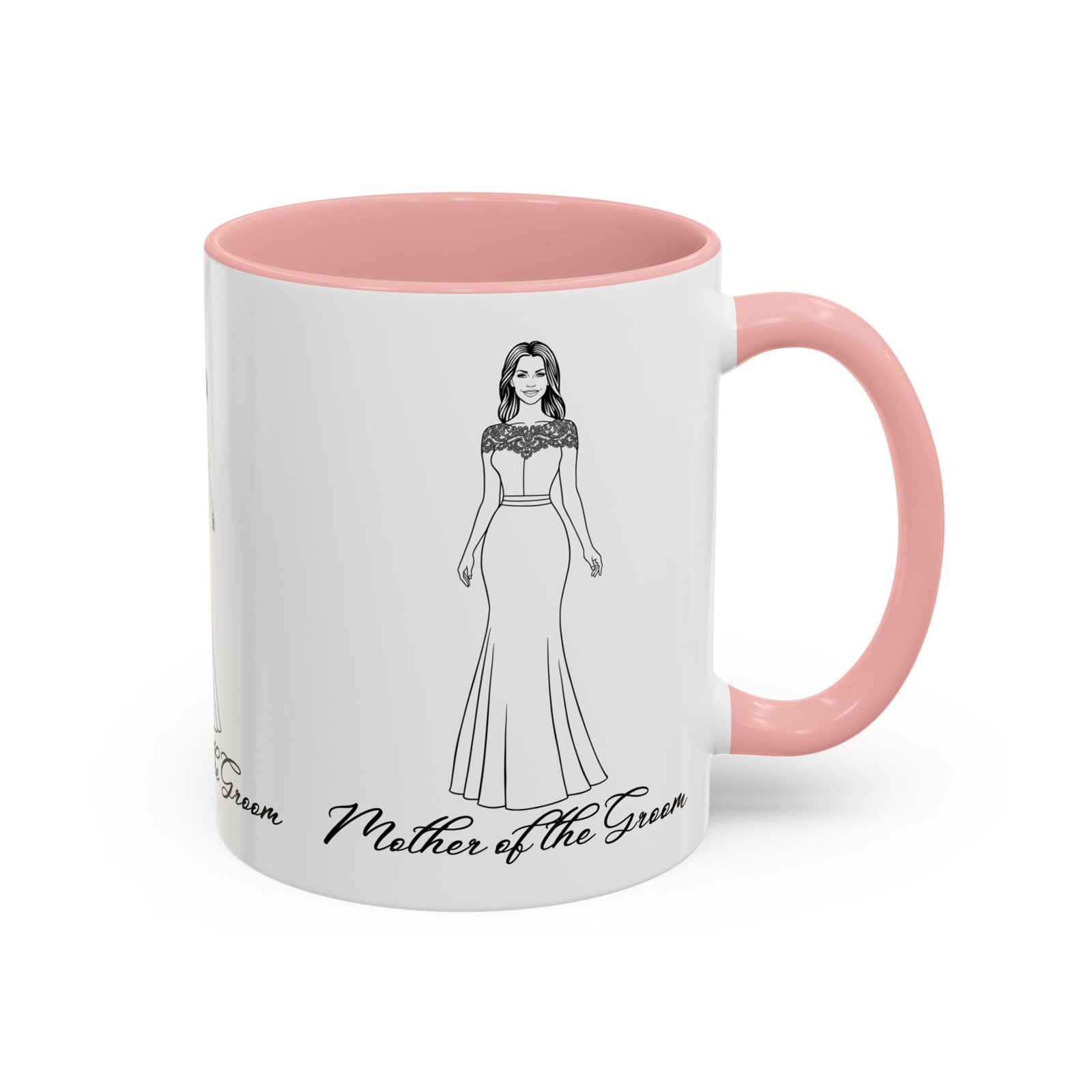 mother of the groom mug accent coffee mug (11, 15oz)