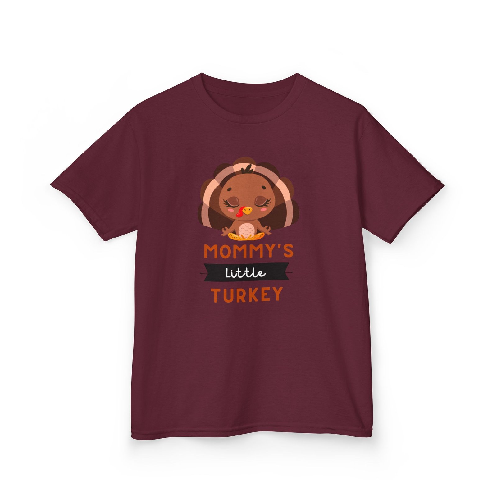 kids thanksgiving tee, mommy's little turkey shirt, fall holiday outfit, thanksgiving gift, adorable kids fashion