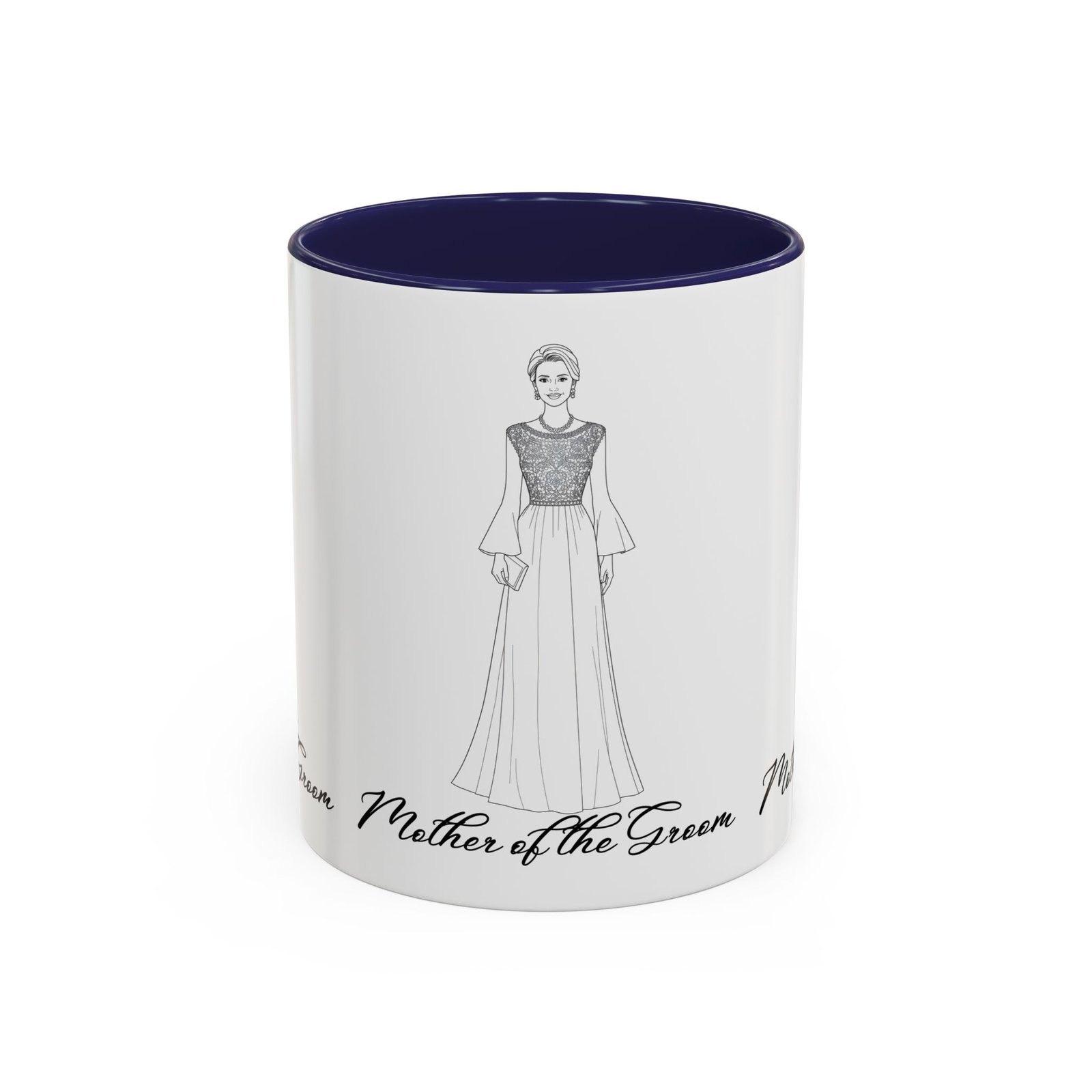 elegant mother of the groom mug perfect gift for bridal showers, weddings, coffee lovers, wedding planning