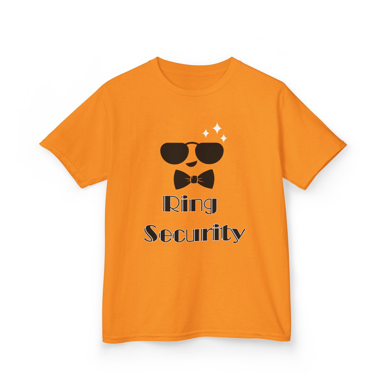 cool kids 'ring security' tee fun gift for birthday, parties, playdates, or dress up!