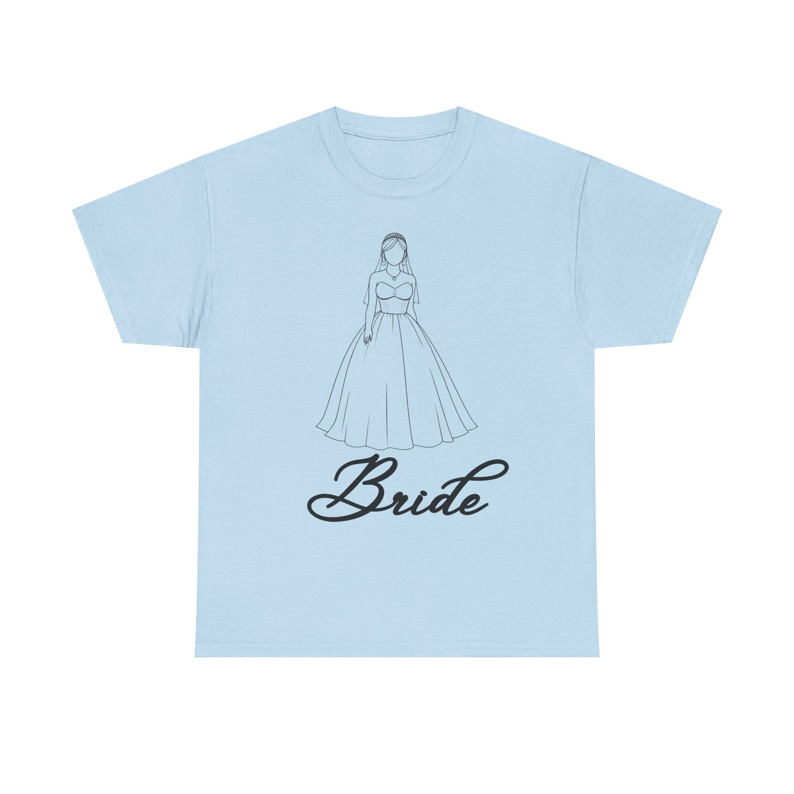 bride graphic unisex heavy cotton tee, wedding shirt, bridal party gift, engagement celebration, bride to be apparel, wedding day outfit
