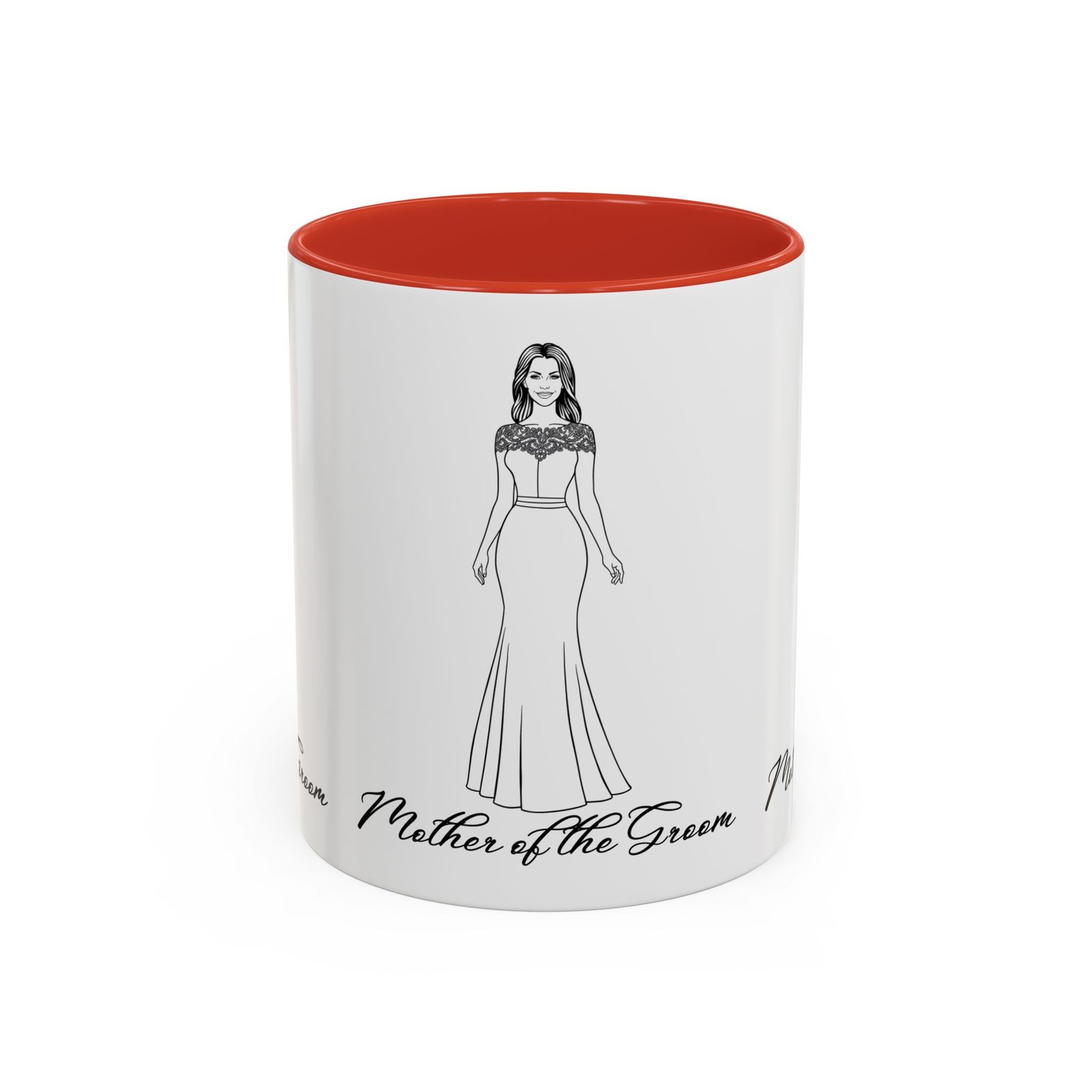 mother of the groom mug accent coffee mug (11, 15oz)