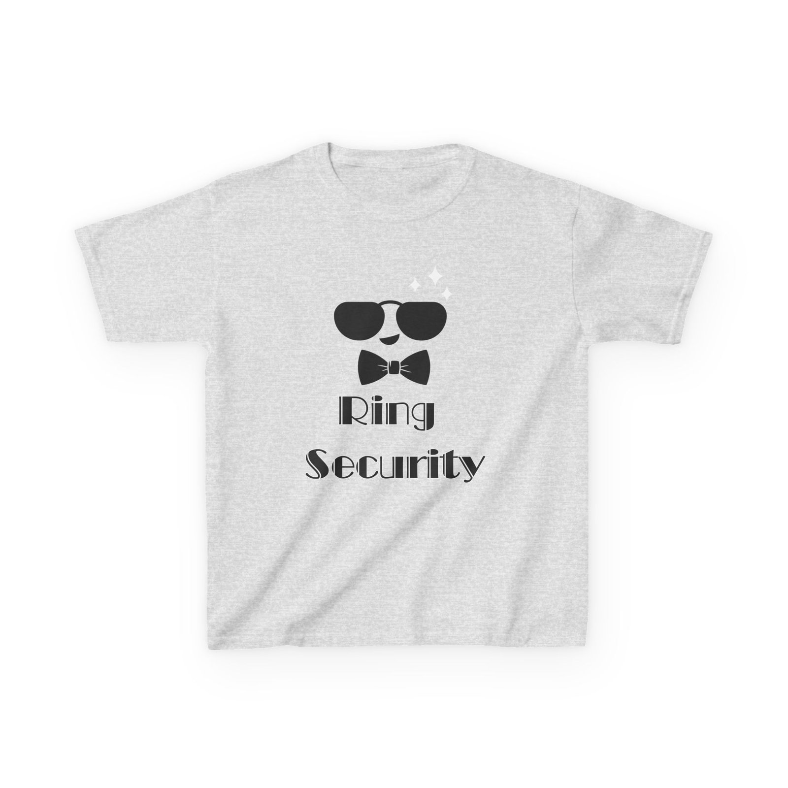 cool kids 'ring security' tee fun gift for birthday, parties, playdates, or dress up!
