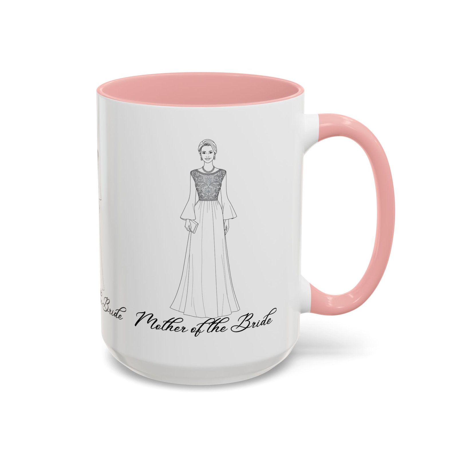 mother of the bride accent coffee mug (11, 15oz)
