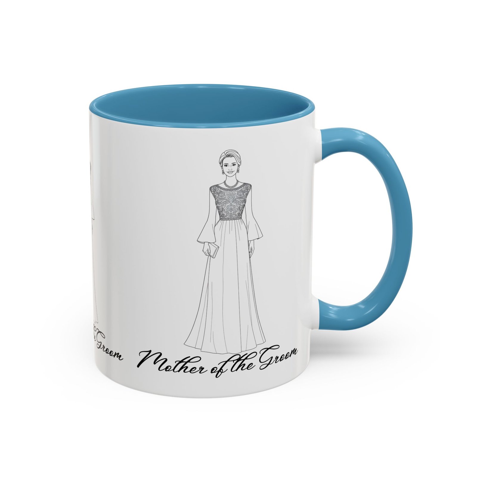 elegant mother of the groom mug perfect gift for bridal showers, weddings, coffee lovers, wedding planning