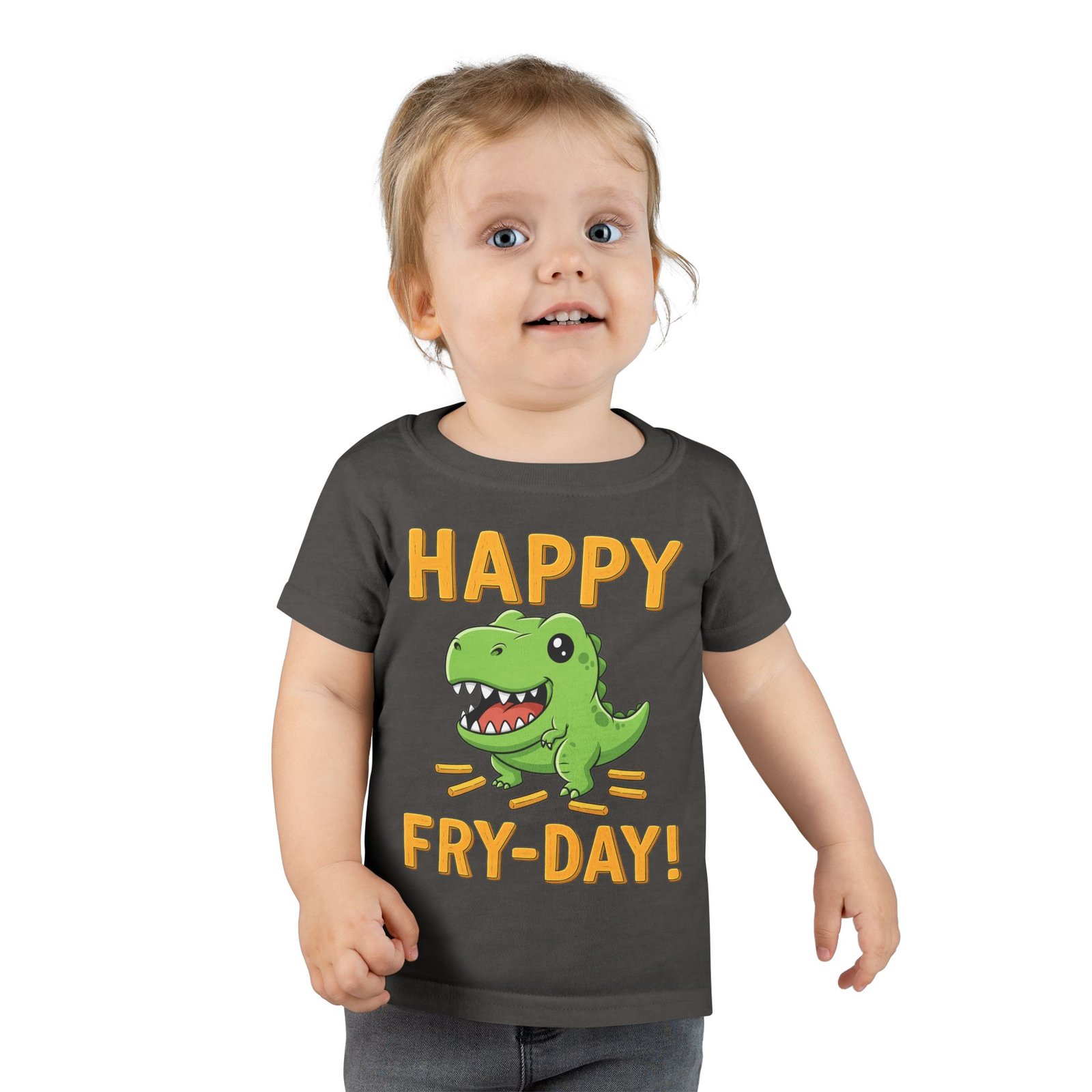 dino fry day toddler t shirt, fun kids tee, dinosaur shirt for toddlers, cute children's clothing, toddler gift idea