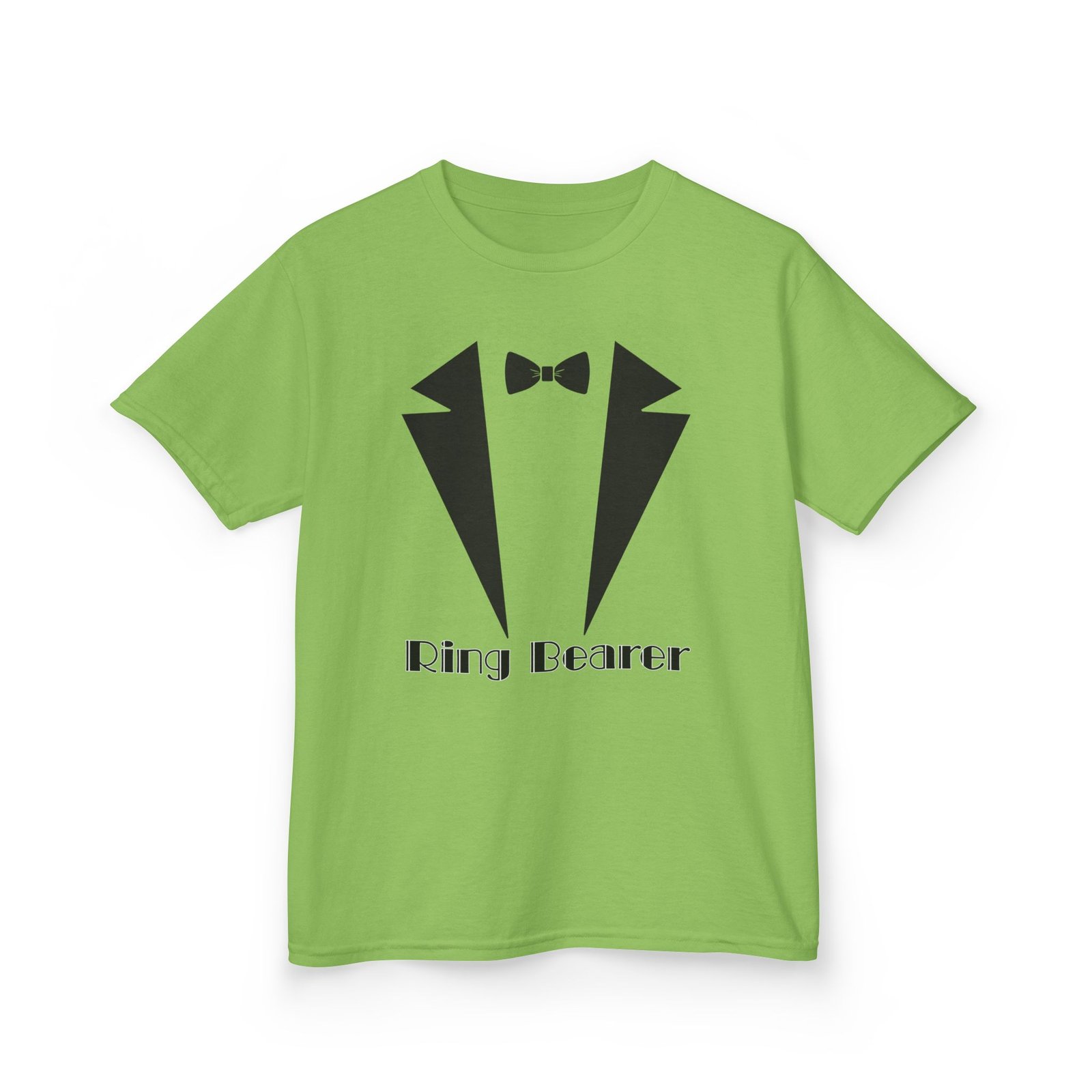 ring bearer kids tee, cute ring bearer shirt, toddler wedding outfit, boys' formal wear tee, kids' tuxedo tee, wedding attire for kids