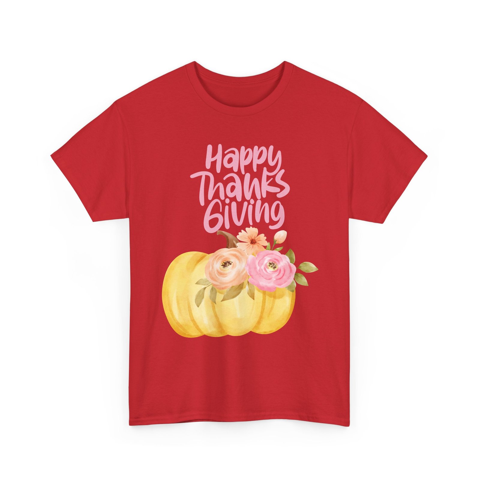 thanksgiving floral tee, holiday shirt, fall fashion, gifts for her, pumpkin t shirt, autumn apparel, friendsgiving outfit