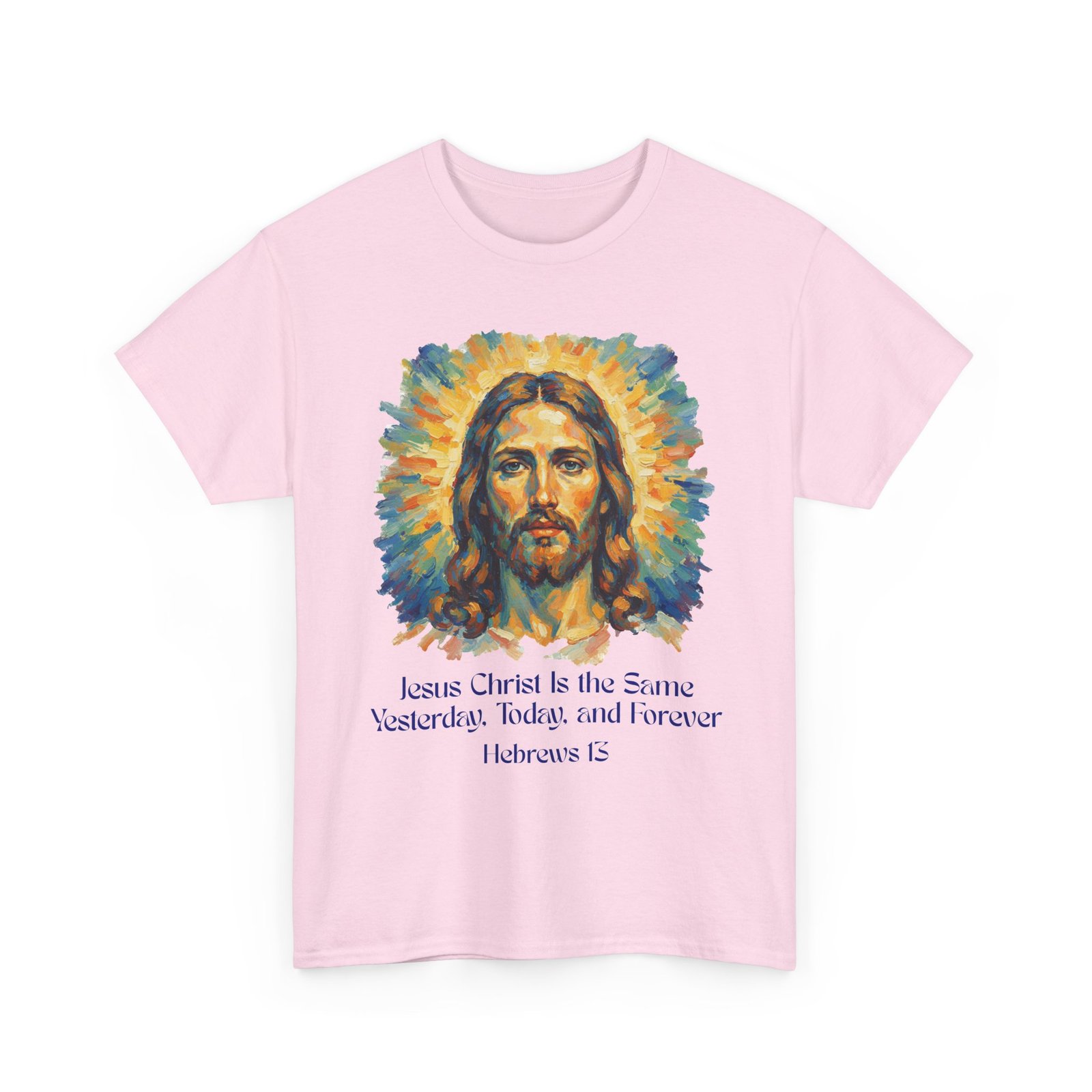 jesus portrait – inspiredby impressionist style religious inspirational tee jesus christ design, faith shirt, christian clothing, birthday gift, everyday wear