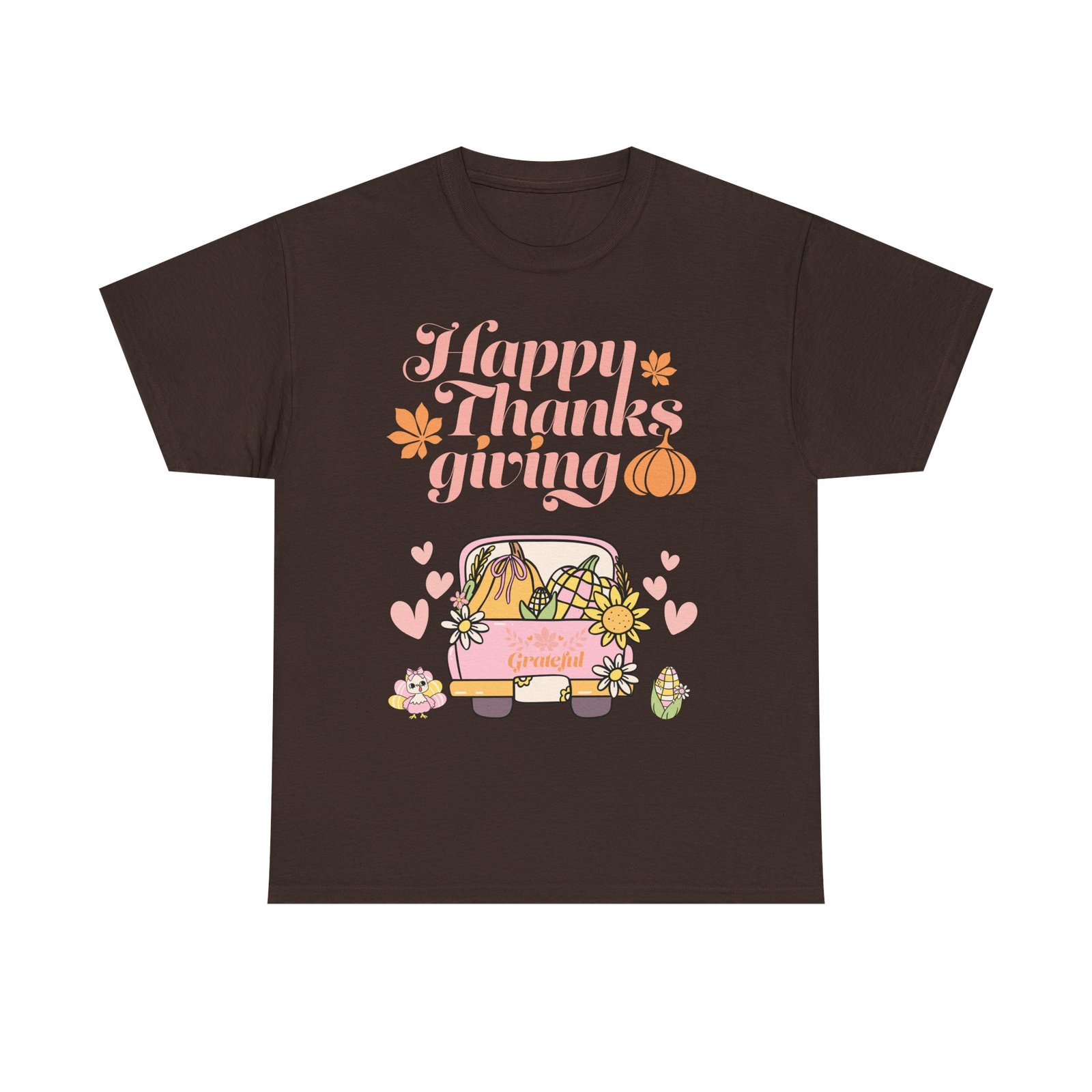 happy thanksgiving unisex tee | cozy autumn shirt for family gatherings, thanksgiving celebration, fall fashion, cute gift idea