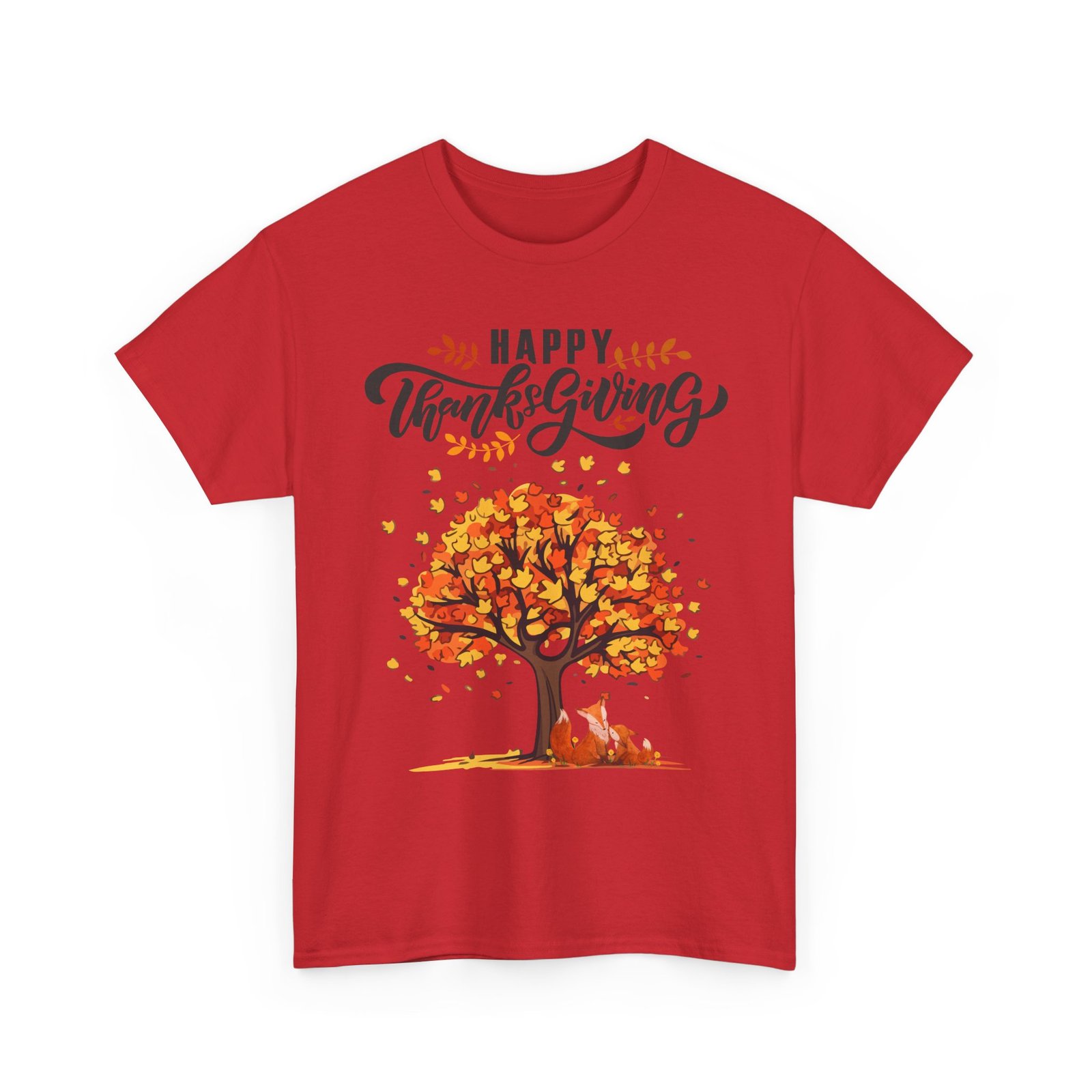 thanksgiving tree tee, fall t shirt, autumn apparel, cozy gift for family, cute holiday top