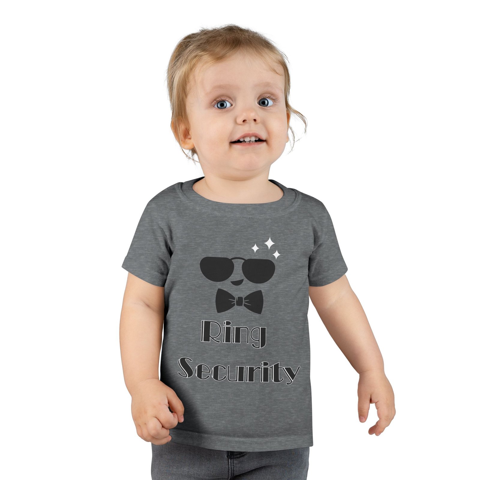 toddler security t shirt, funny toddler tee, kids birthday gift, toddler outfit, baby shower gift, little ring bearer shirt