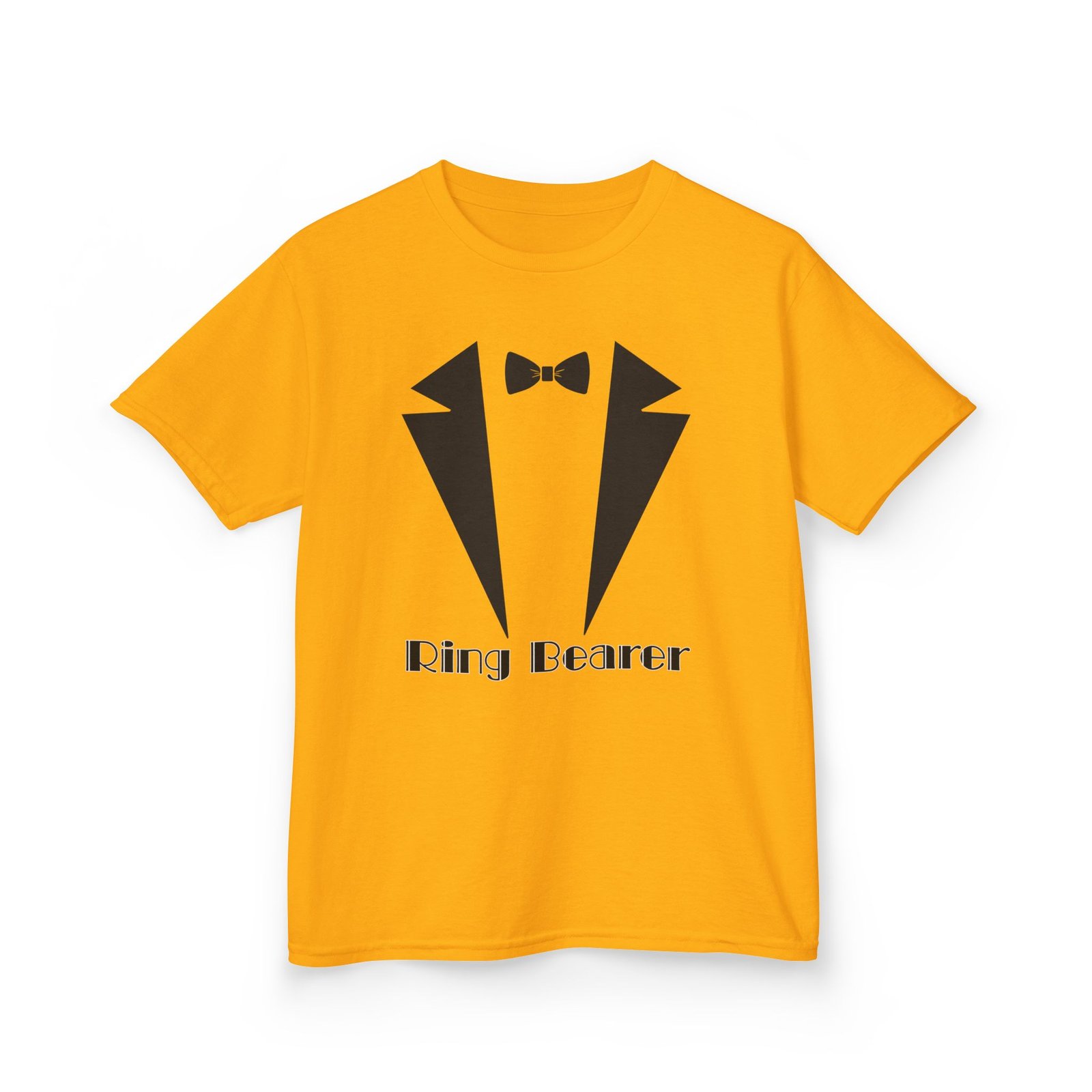 ring bearer kids tee, cute ring bearer shirt, toddler wedding outfit, boys' formal wear tee, kids' tuxedo tee, wedding attire for kids