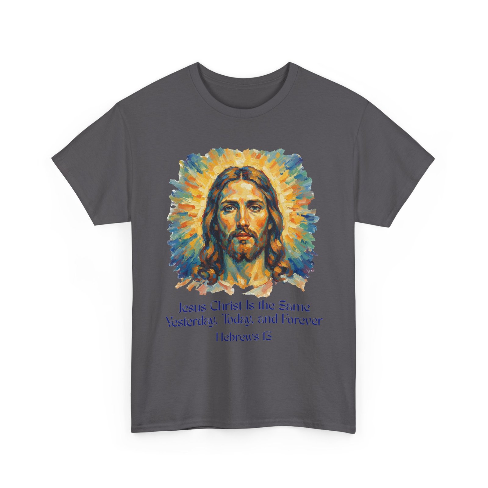 jesus portrait – inspiredby impressionist style religious inspirational tee jesus christ design, faith shirt, christian clothing, birthday gift, everyday wear