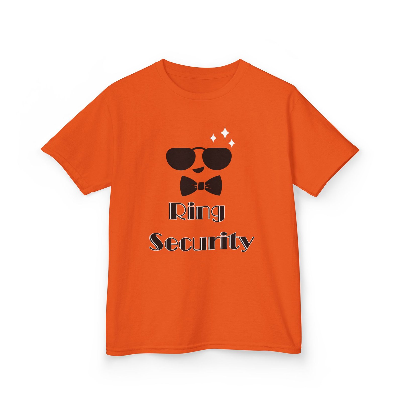 cool kids 'ring security' tee fun gift for birthday, parties, playdates, or dress up!