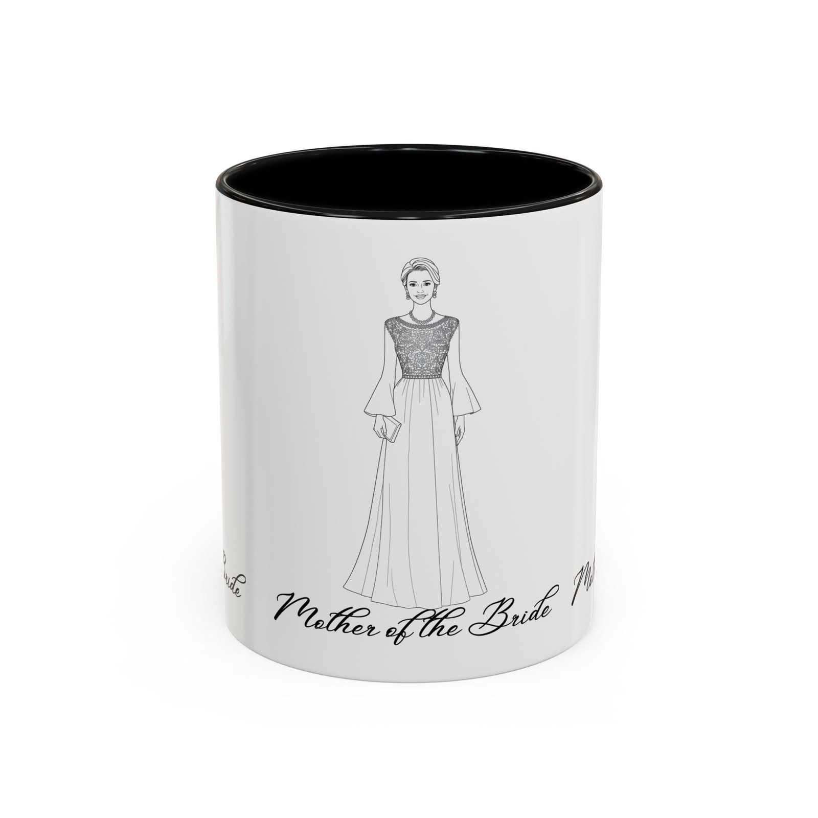 mother of the bride accent coffee mug (11, 15oz)