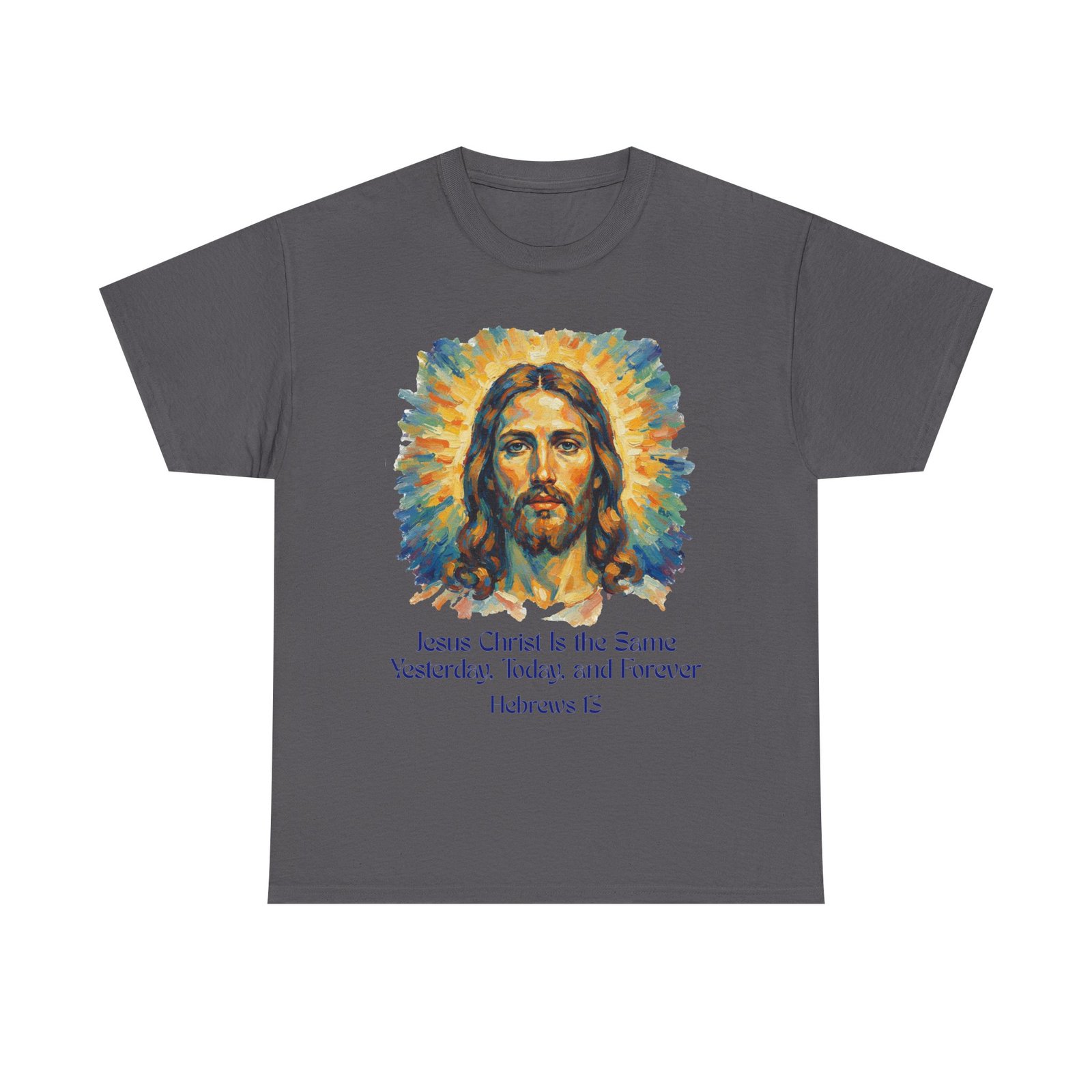 jesus portrait – inspiredby impressionist style religious inspirational tee jesus christ design, faith shirt, christian clothing, birthday gift, everyday wear