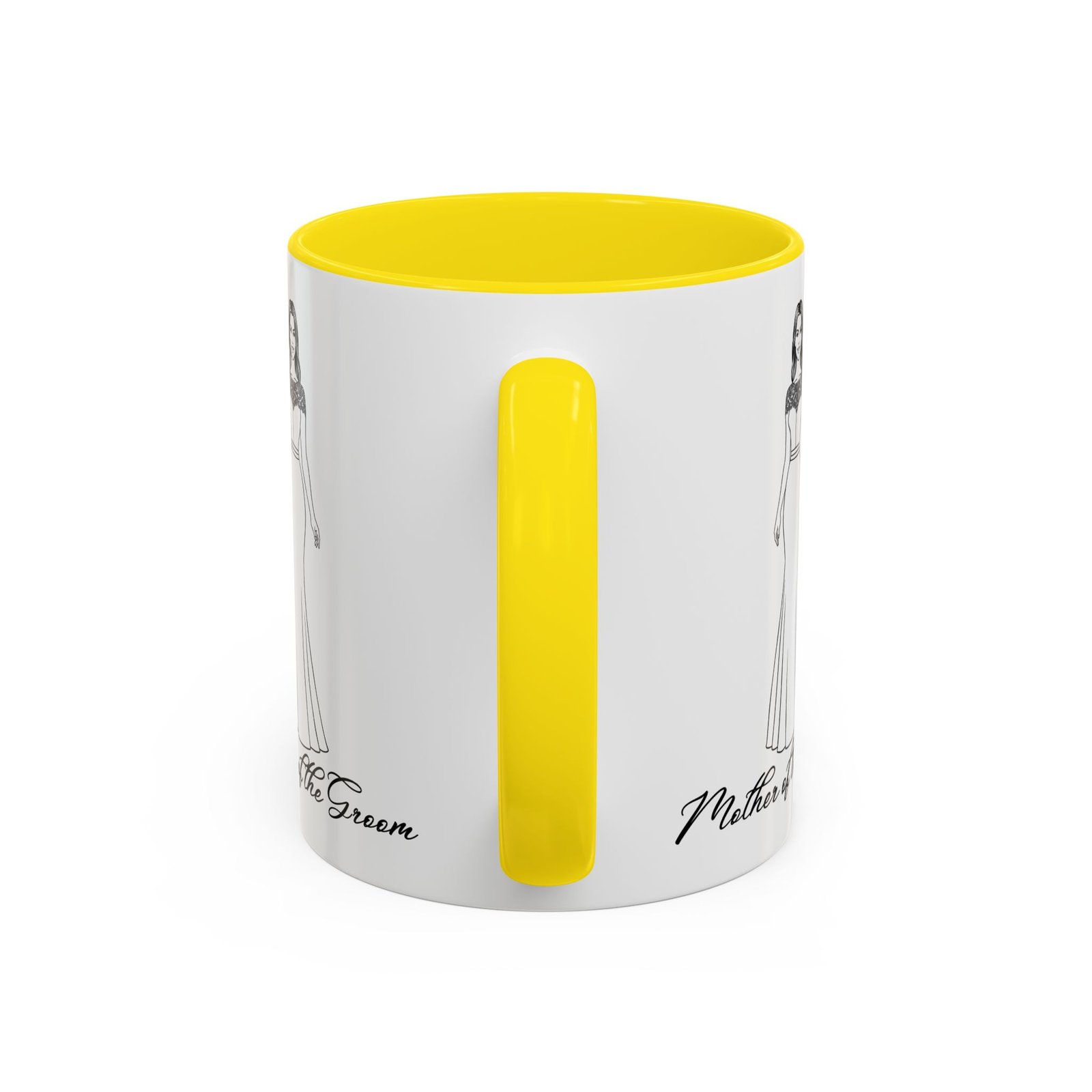 mother of the groom mug accent coffee mug (11, 15oz)