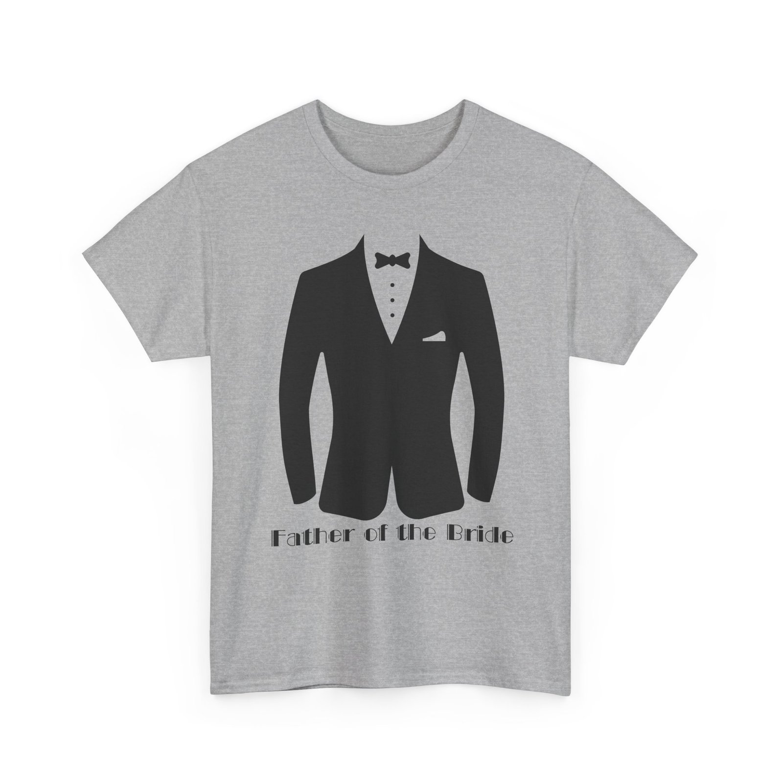 father of the bride unisex heavy cotton tee, wedding gift, father's day shirt, groom's dad tee, special occasion t shirt