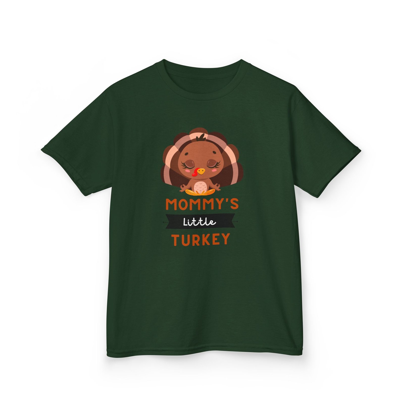kids thanksgiving tee, mommy's little turkey shirt, fall holiday outfit, thanksgiving gift, adorable kids fashion