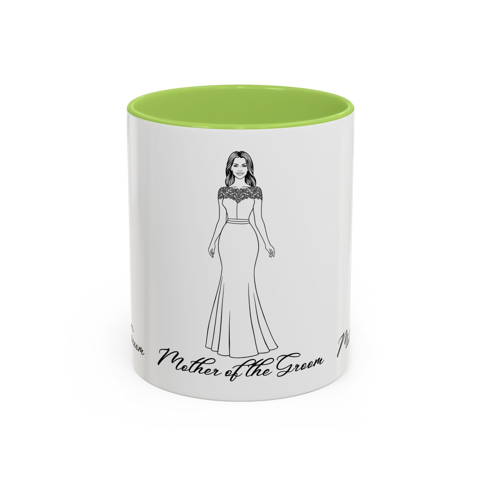 mother of the groom mug accent coffee mug (11, 15oz)