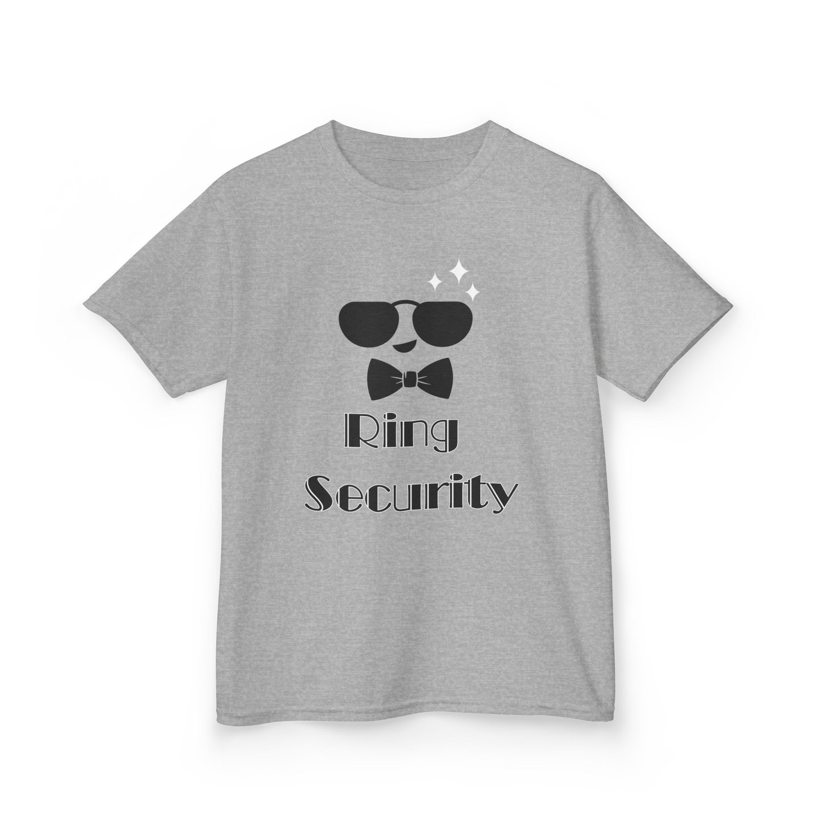 cool kids 'ring security' tee fun gift for birthday, parties, playdates, or dress up!